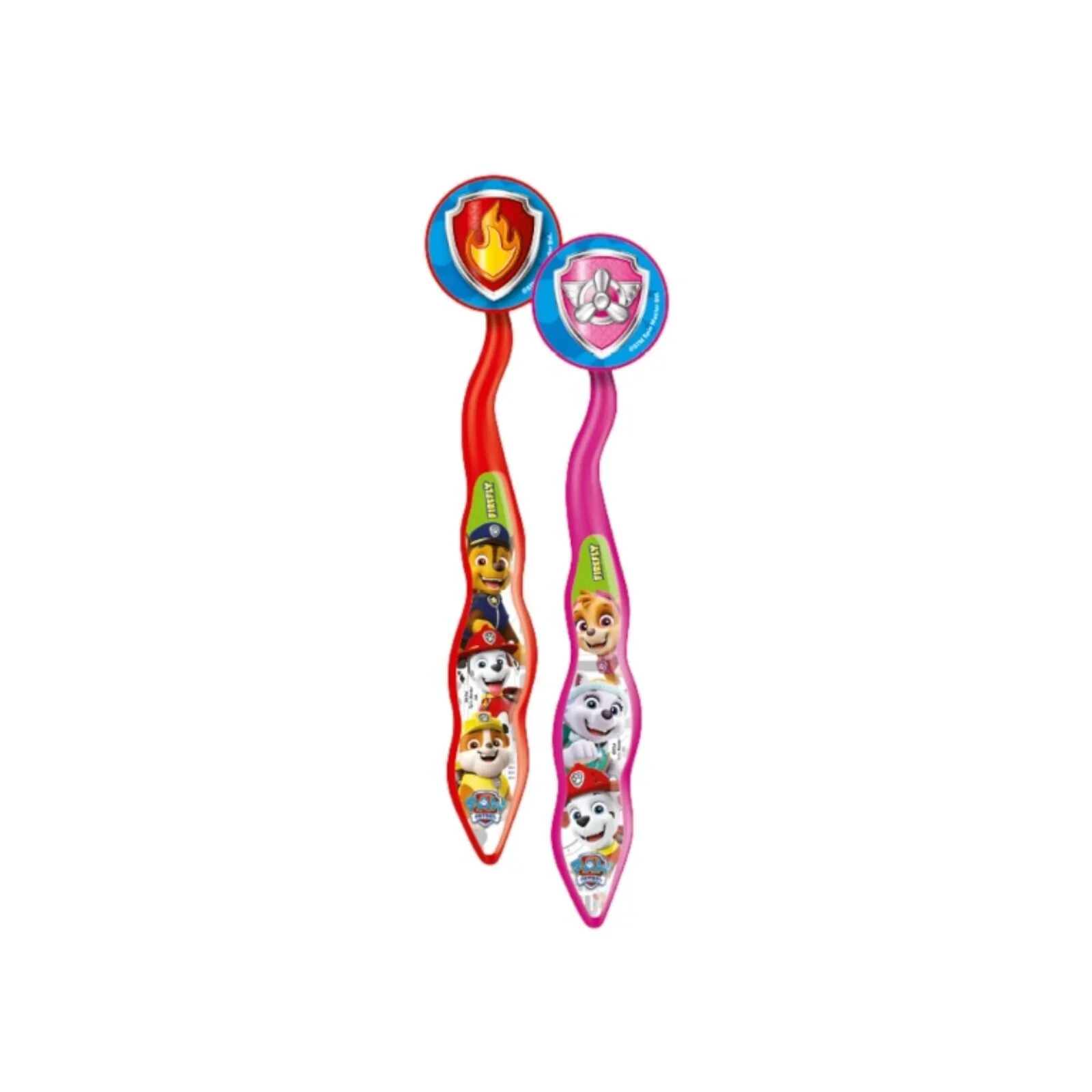 Paw Patrol Toothbrushes & Caps Pack of 2 - Image 2
