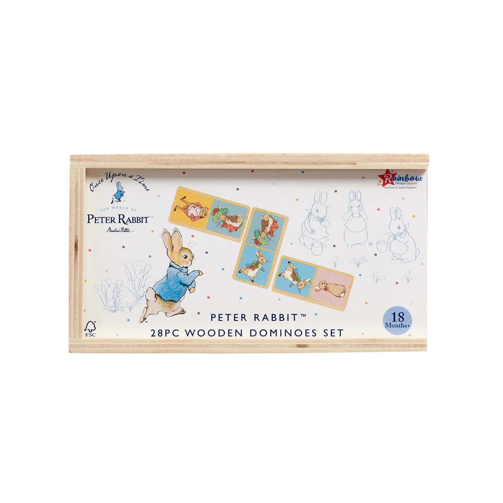 Peter Rabbit Wooden Dominoes - Image 2