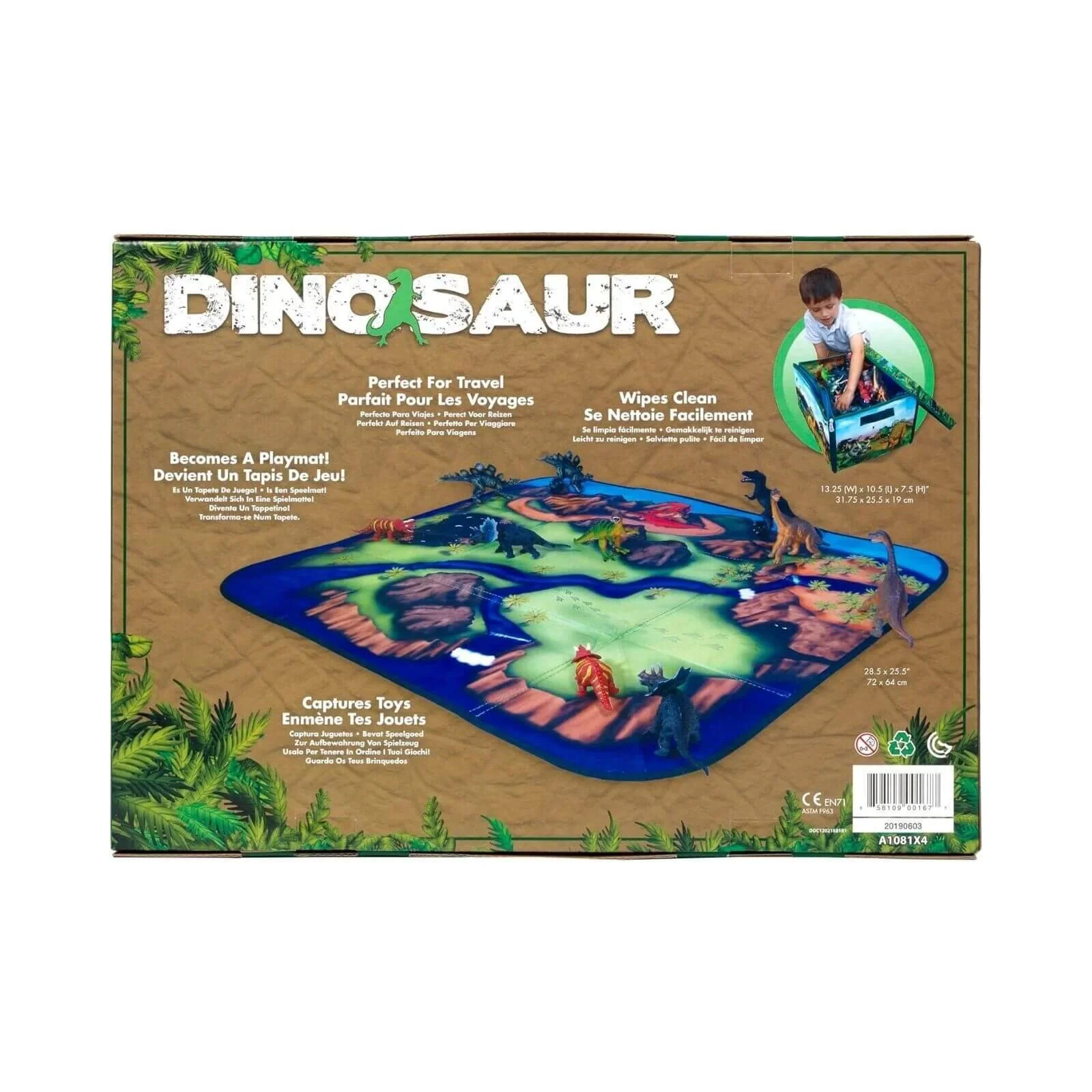 Peterkin Dinosaur ZipBin & Playmat Plus 2 pcs - Image 11