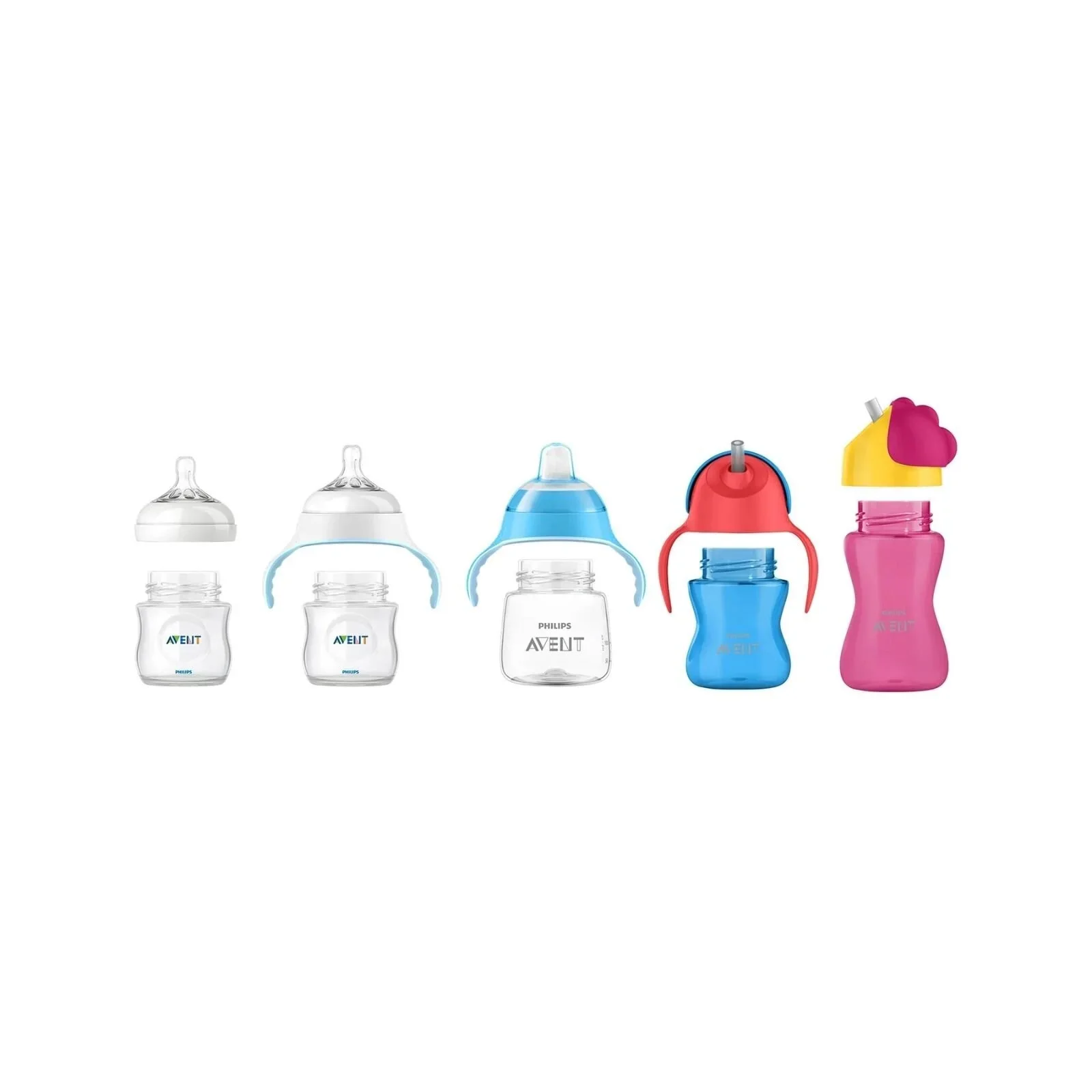 Philips Avent Training Cup with Straw 12+ months 300 ml - Pink - Image 3