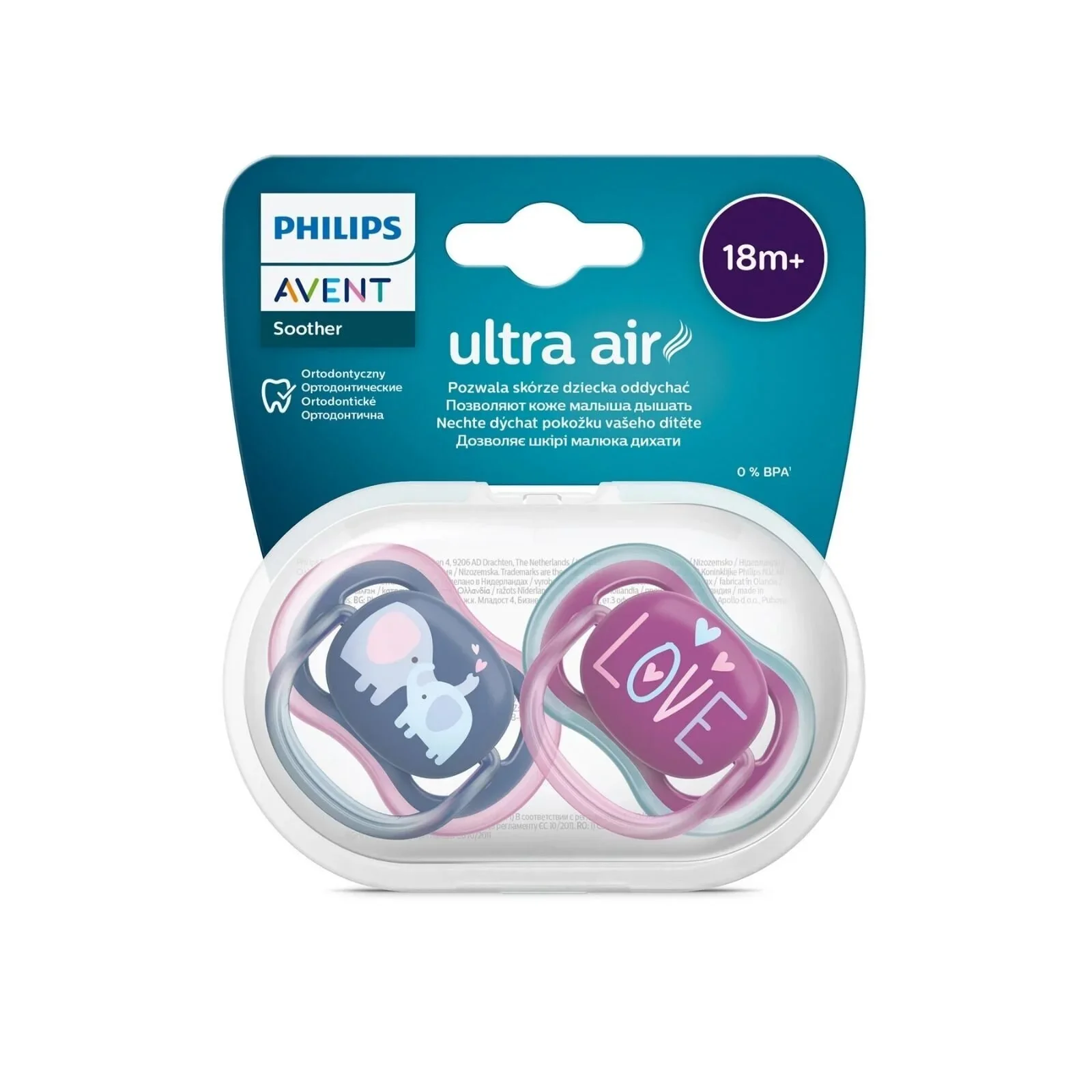 Philips Avent Ultra Air Soother 18+ months Pack of 2 - Image 2