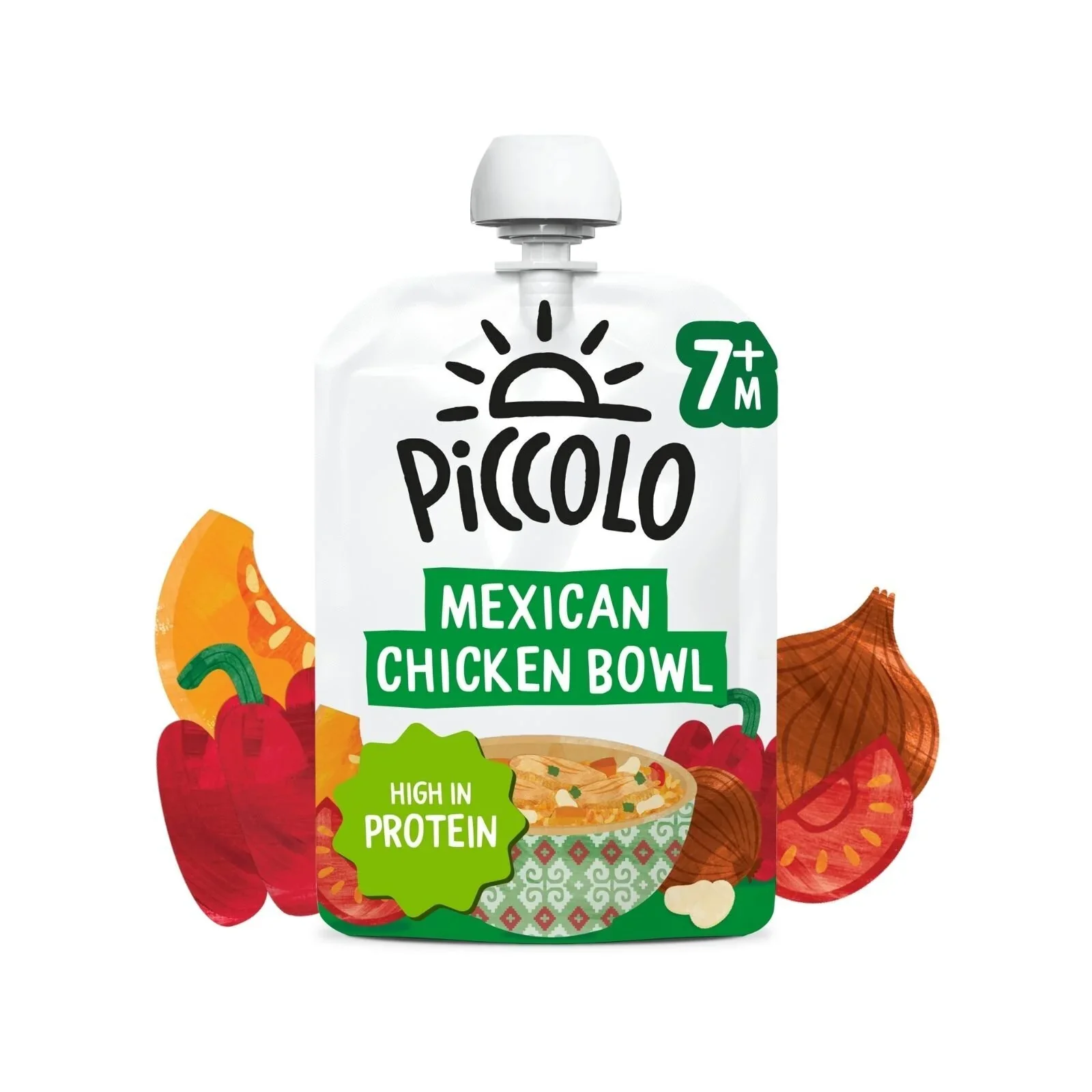 Piccolo Organic Mexican Chicken Bowl 130g - Image 2
