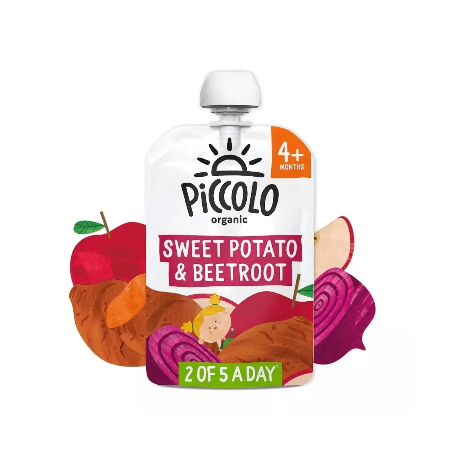Piccolo Sweet Potato Beetroot Apple & Pear 4+ months 100g - Image 2