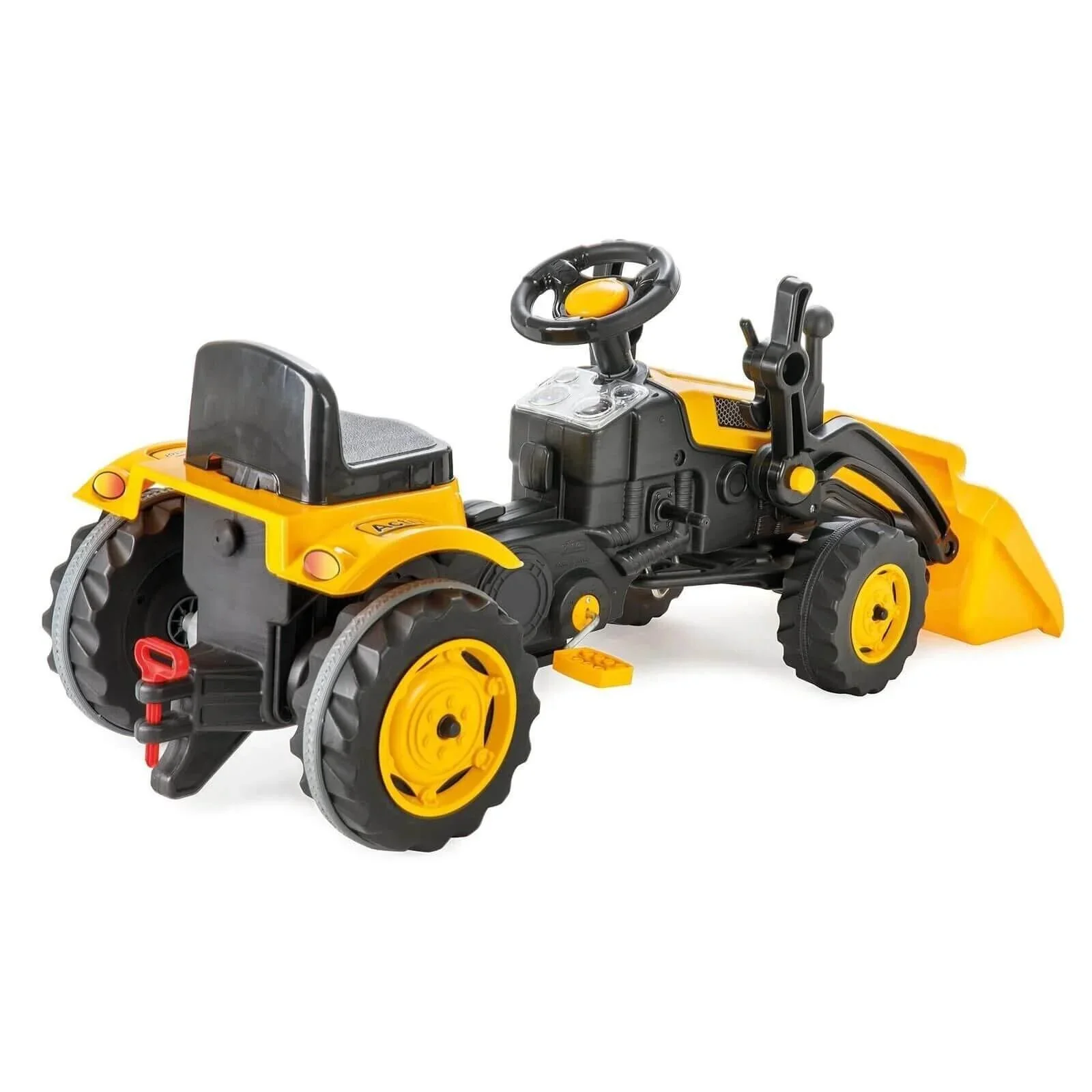 Pilsan Active Ride On Tractor with Pedal - Yellow - Image 2