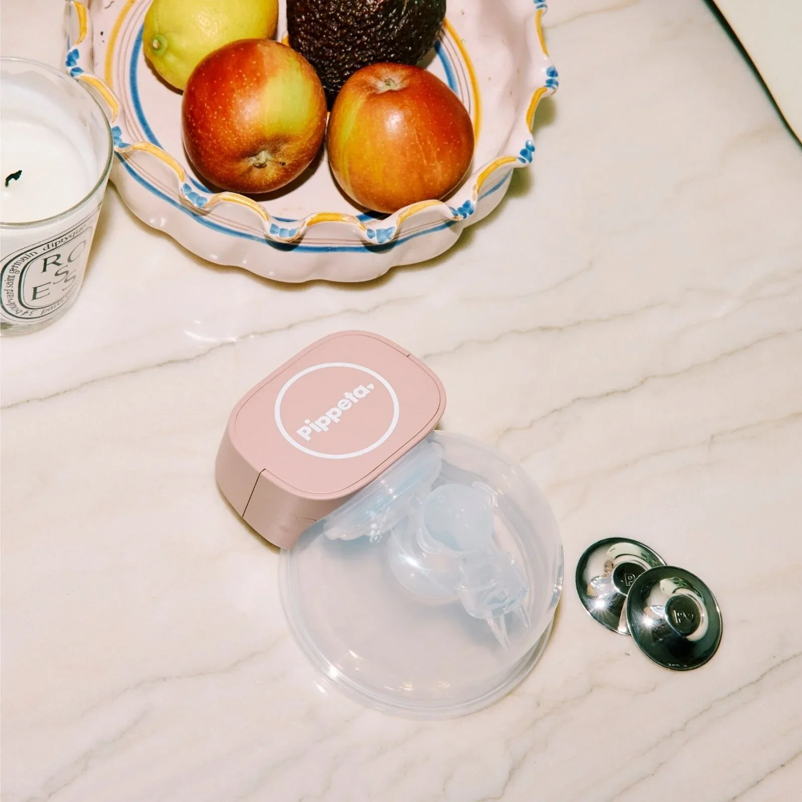 Pippeta Wearable Electric Breast Pump - Ash Rose - Image 4
