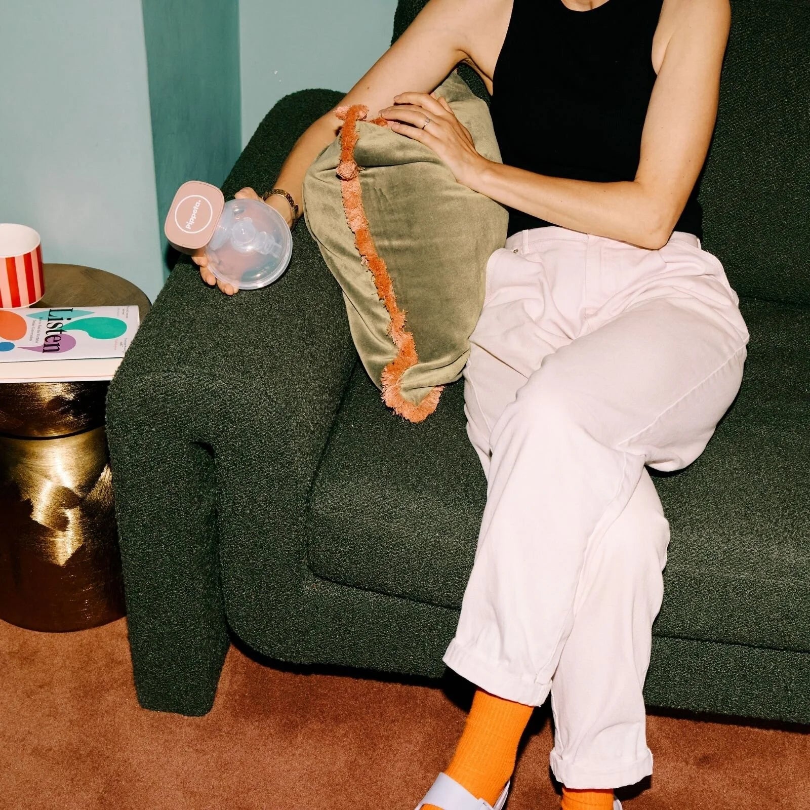 Pippeta Wearable Electric Breast Pump - Ash Rose - Image 8