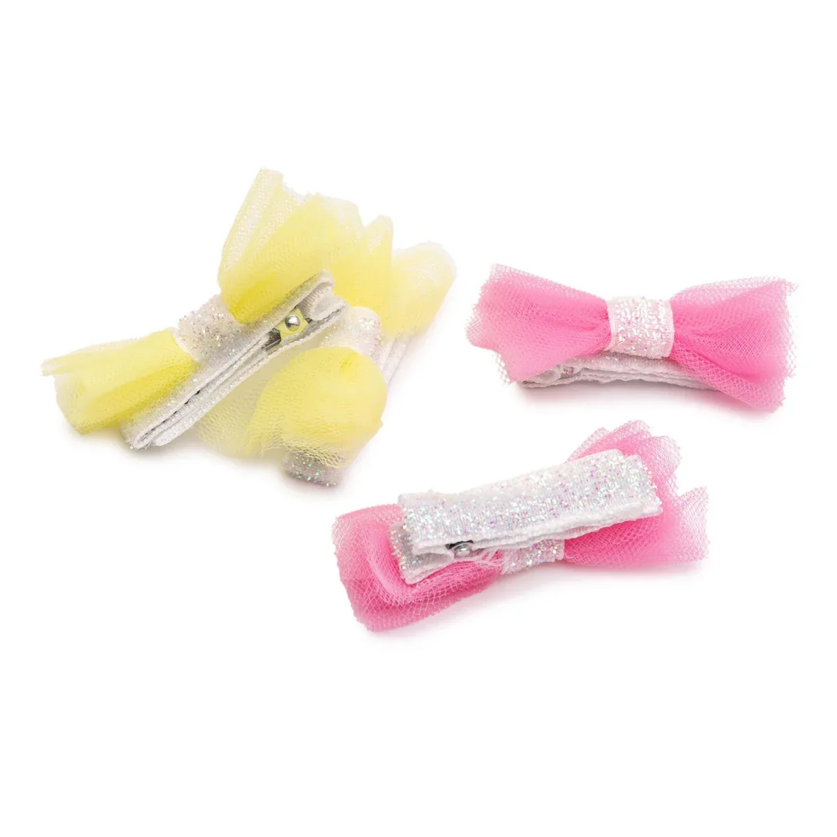 Pixy Love Hair Clips Girls - Yellow - Image 2
