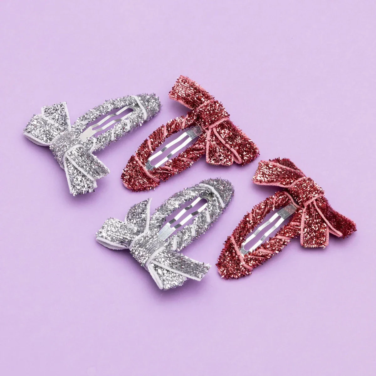 Pixy Love Hair Clips Girls - Grey - Image 5
