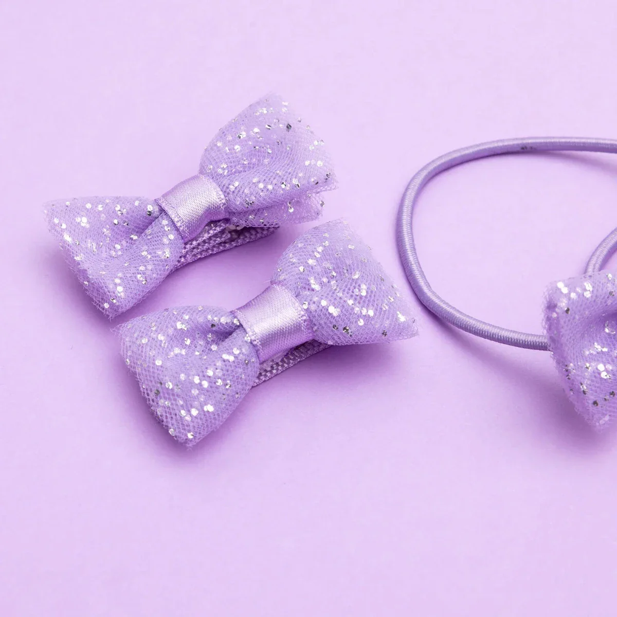 Pixy Love Hair Clips Girls - Lilac - Image 3