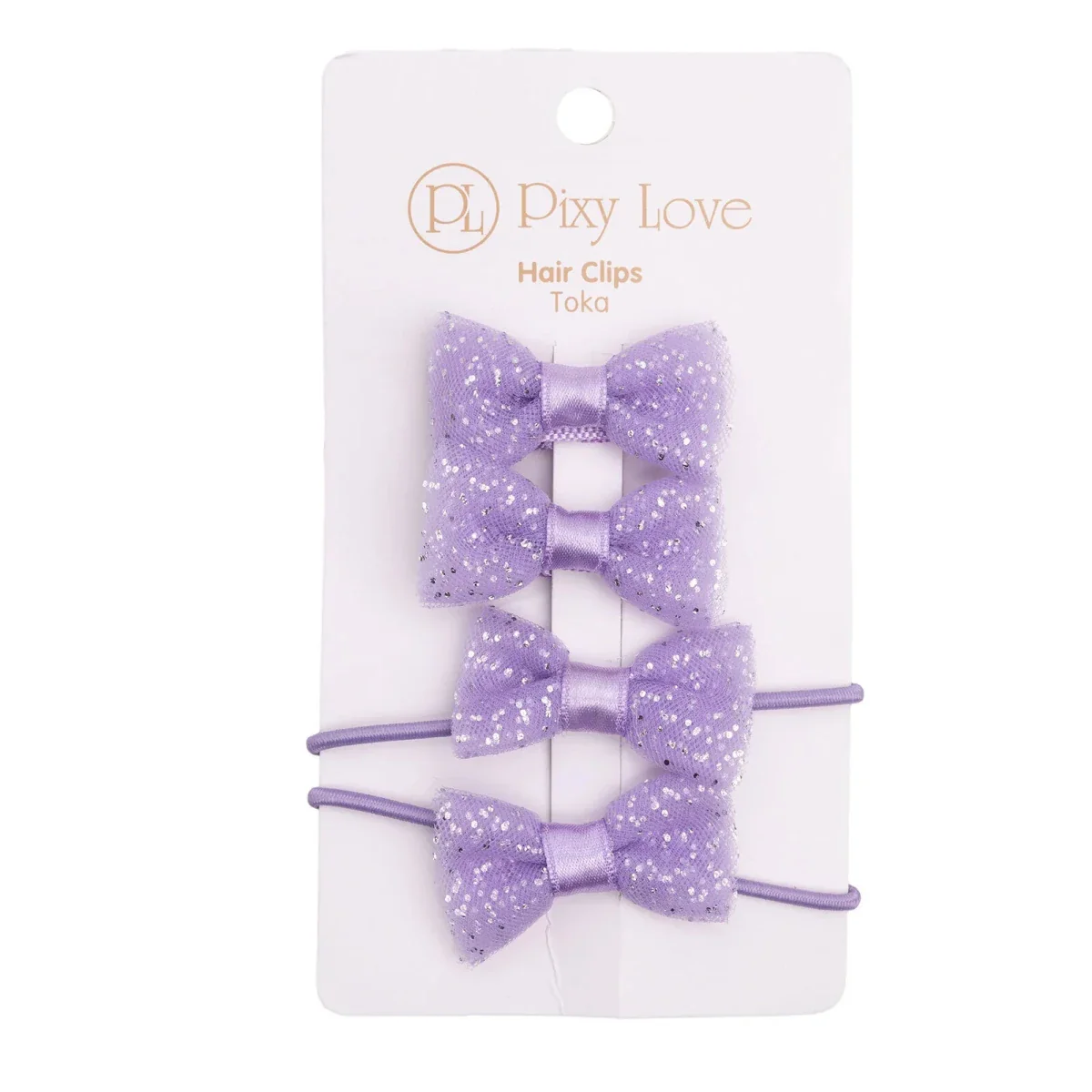 Pixy Love Hair Clips Girls - Lilac - Image 7