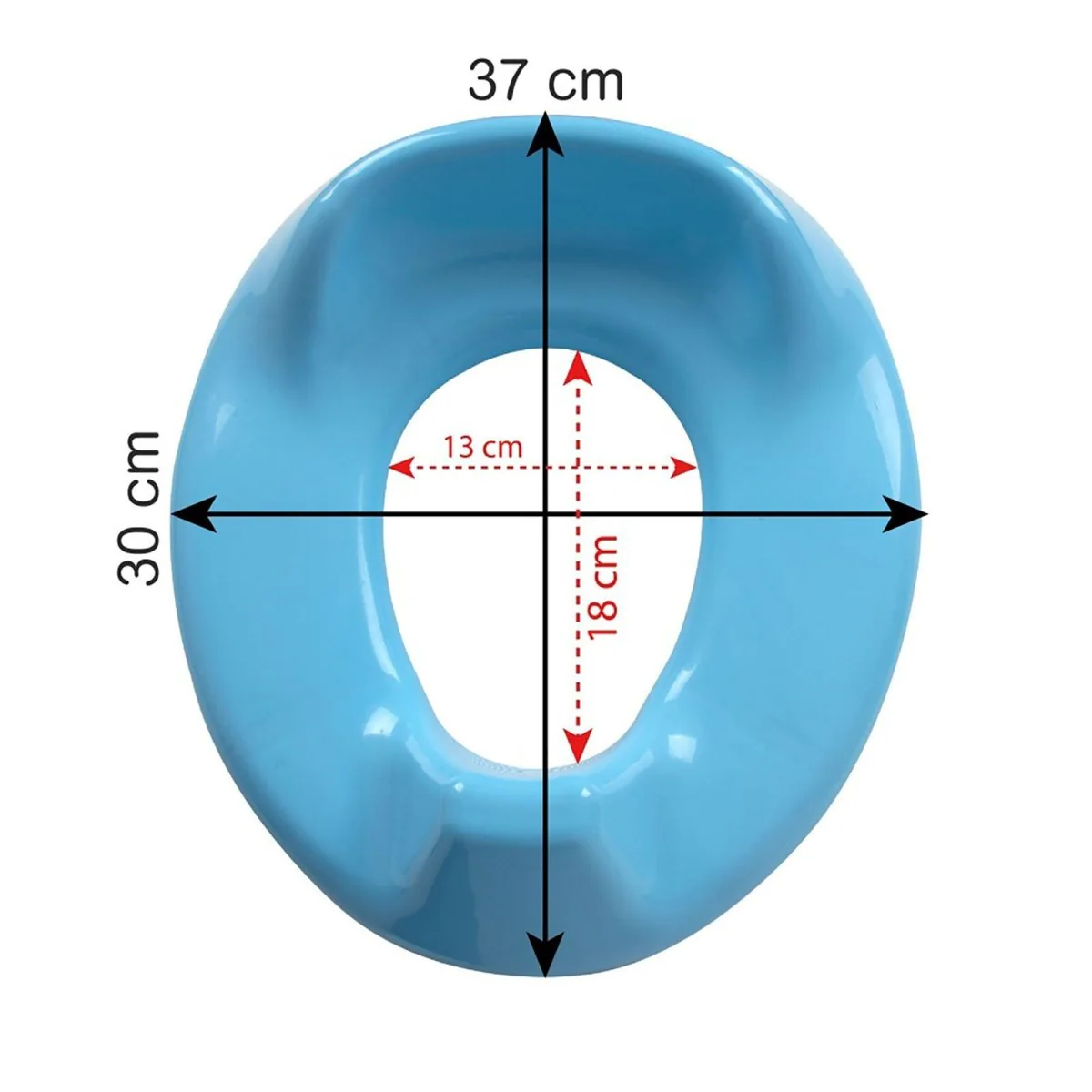 Plastic Toilet Adapter - Blue - Image 6