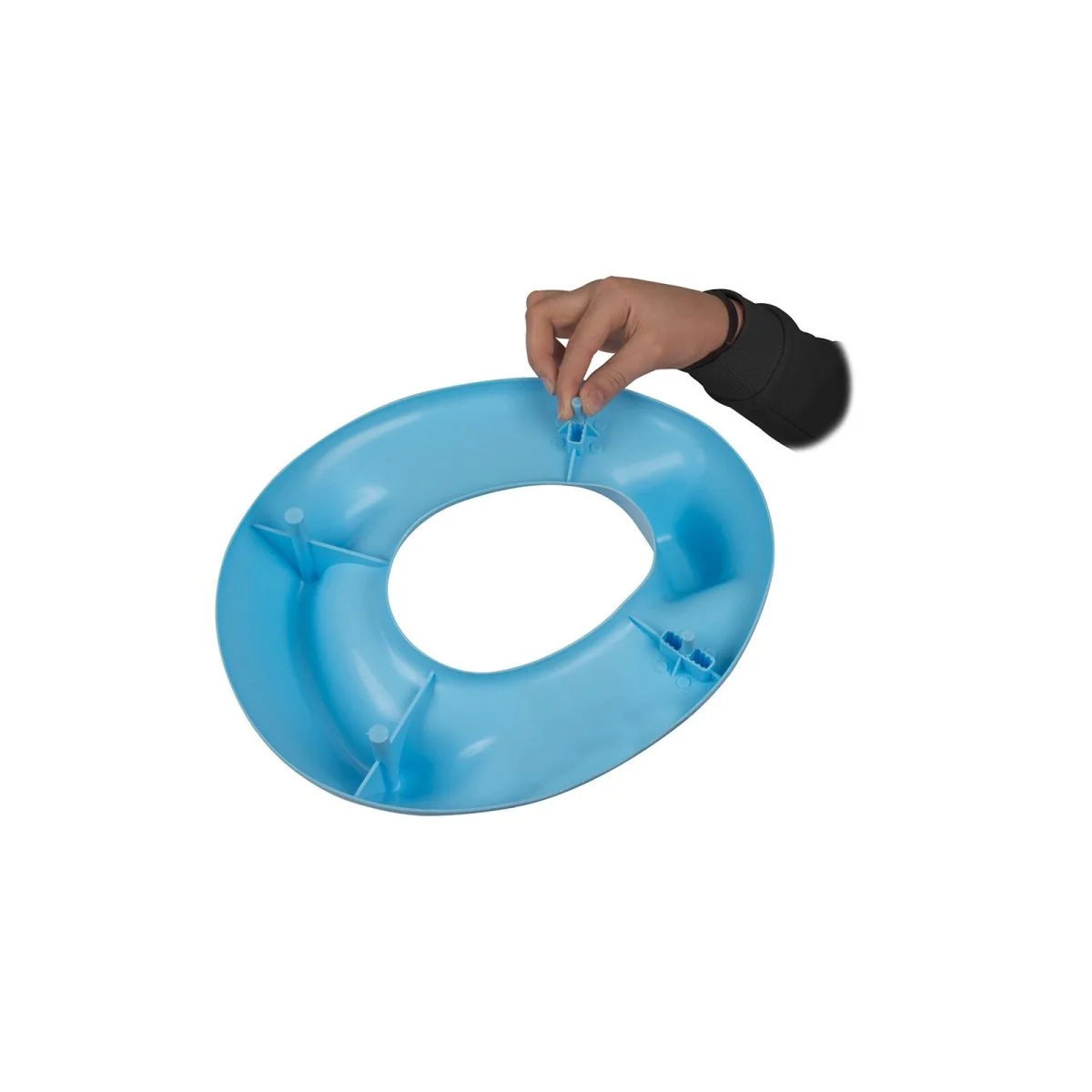 Plastic Toilet Adapter - Blue - Image 7