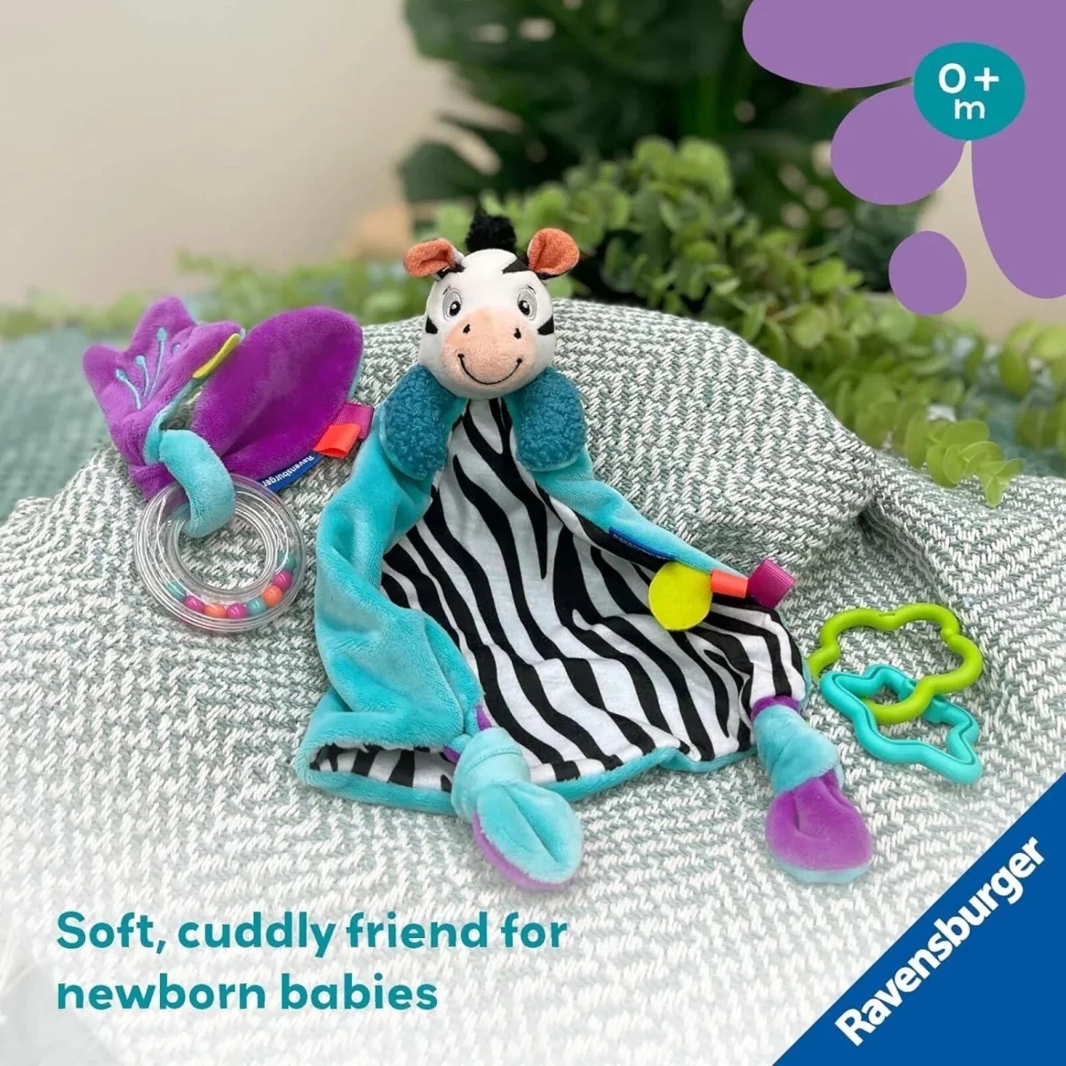 Play+ My First Snuggle Friend - Zebra - Image 3
