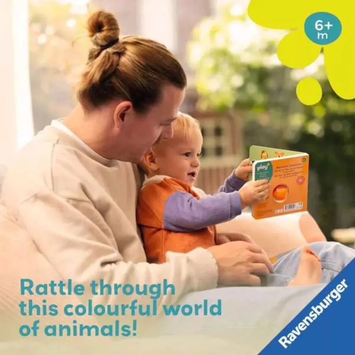 Play+ Ready Steady Shake Rattle Book - First Animals - Image 8
