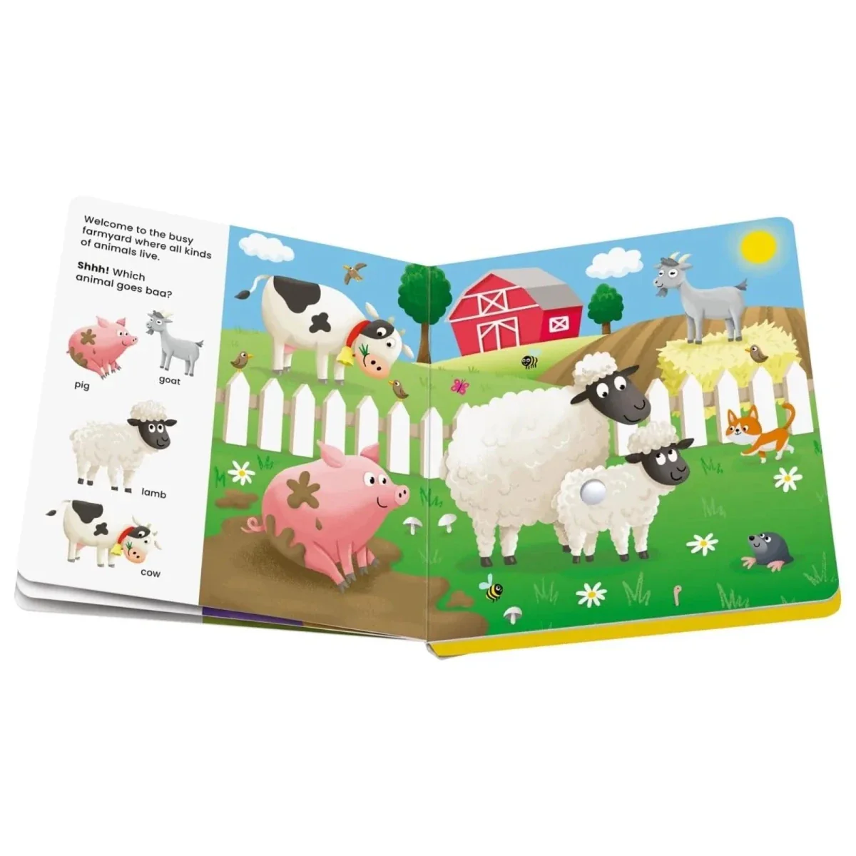 Play+ Shh... Who's there? Baby Animals Book with Sounds - Image 4