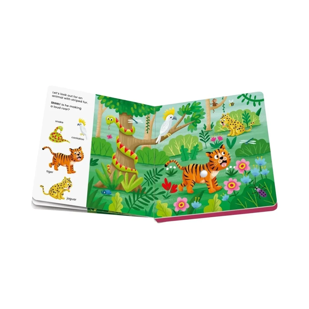 Play+ Shh... Who's there? Jungle Animals Book with Sounds - Image 4