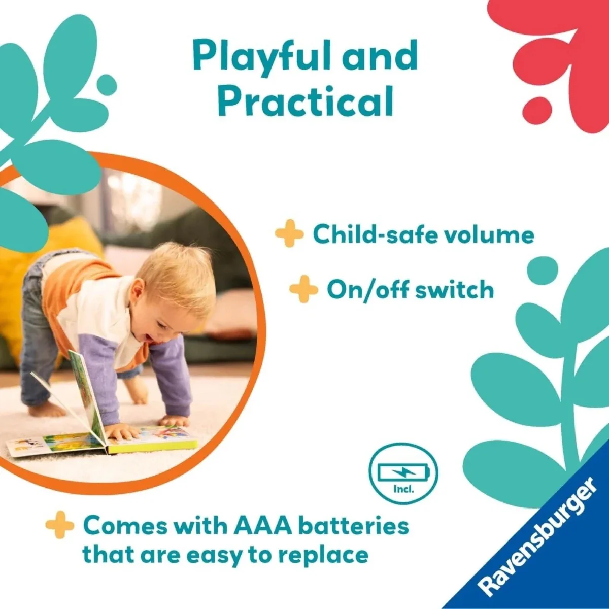 Play+ Shh... Who's there? Jungle Animals Book with Sounds - Image 9