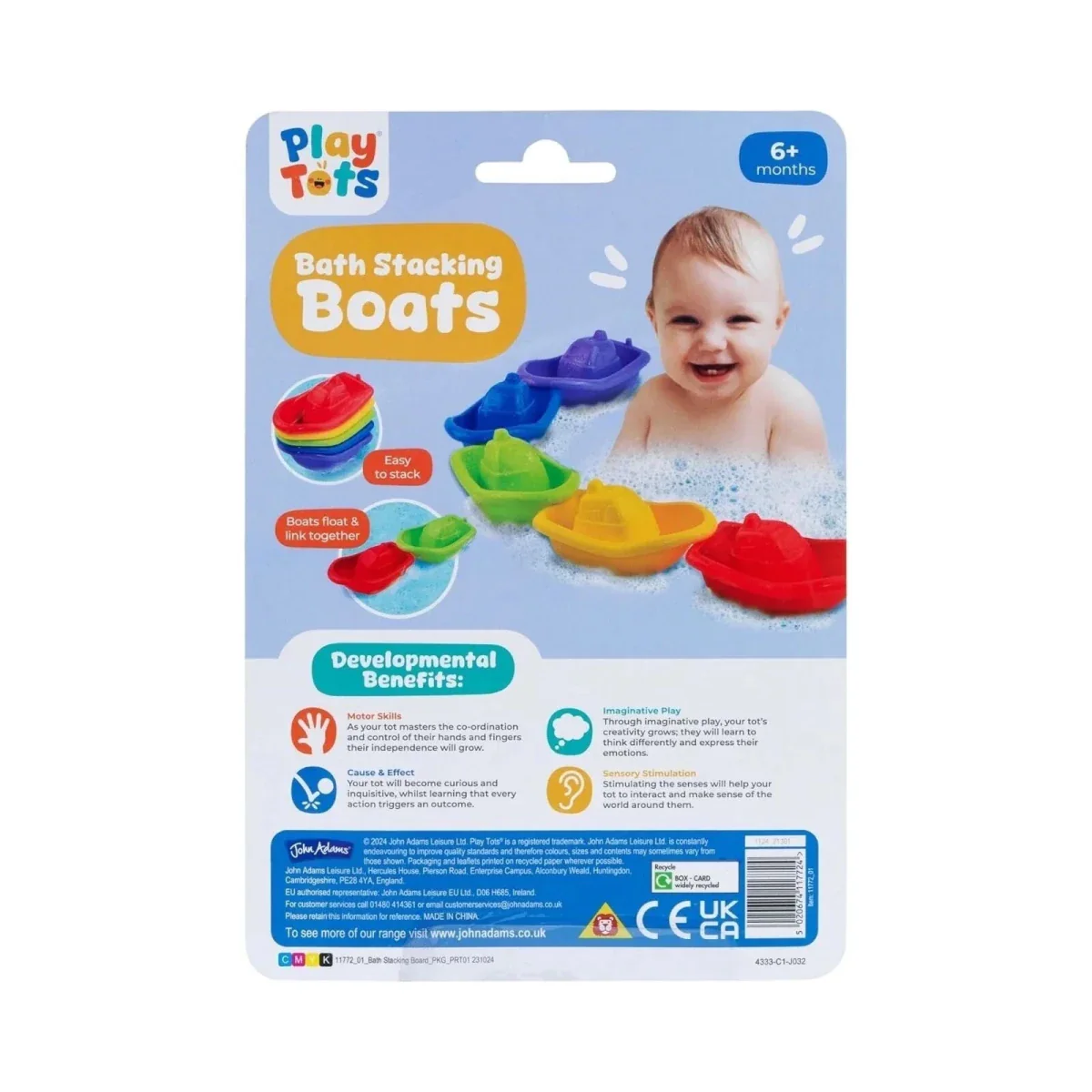 Play Tots Bath Stacking Boats - Image 5
