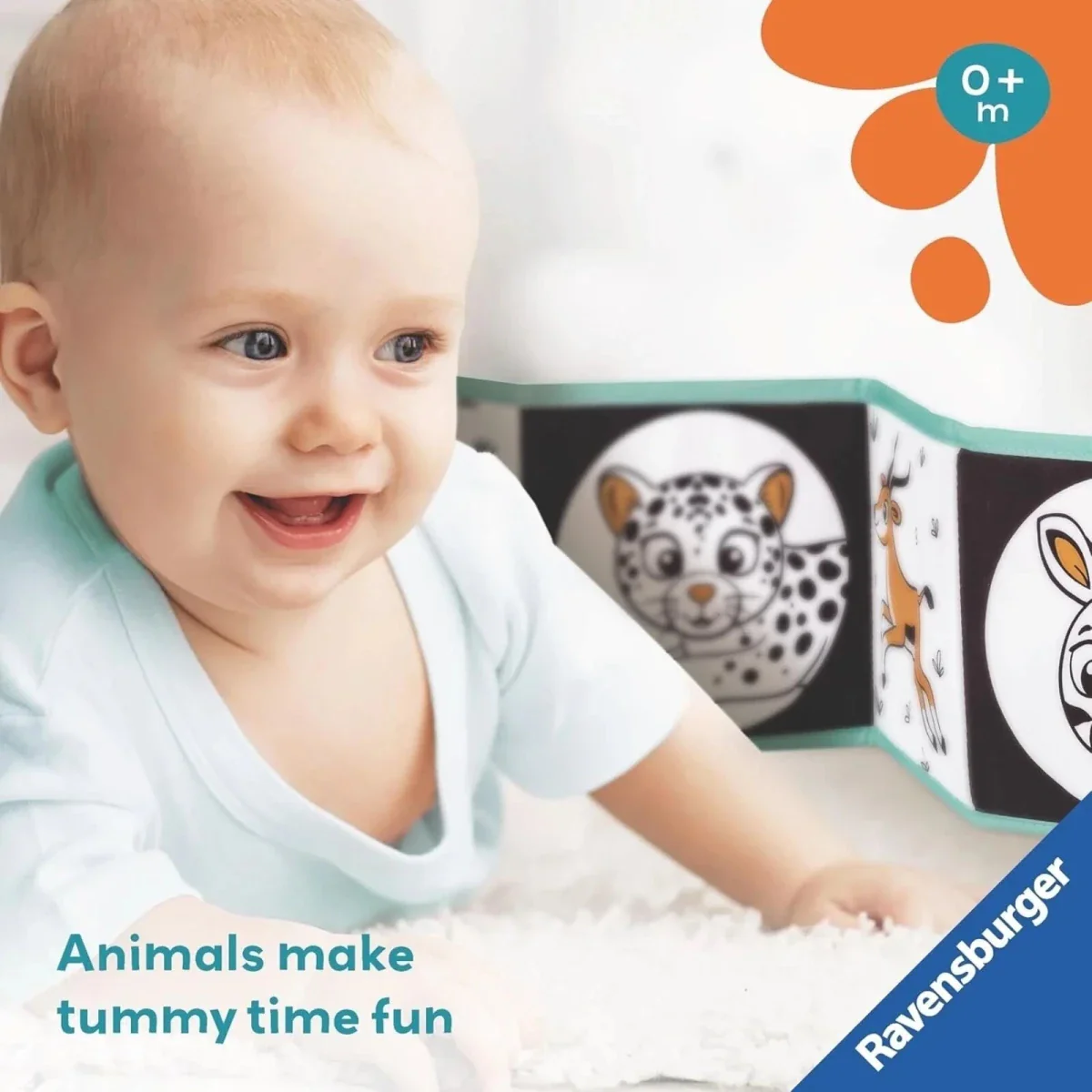 Play+ Tummy Time Wild Animals Book - Image 6