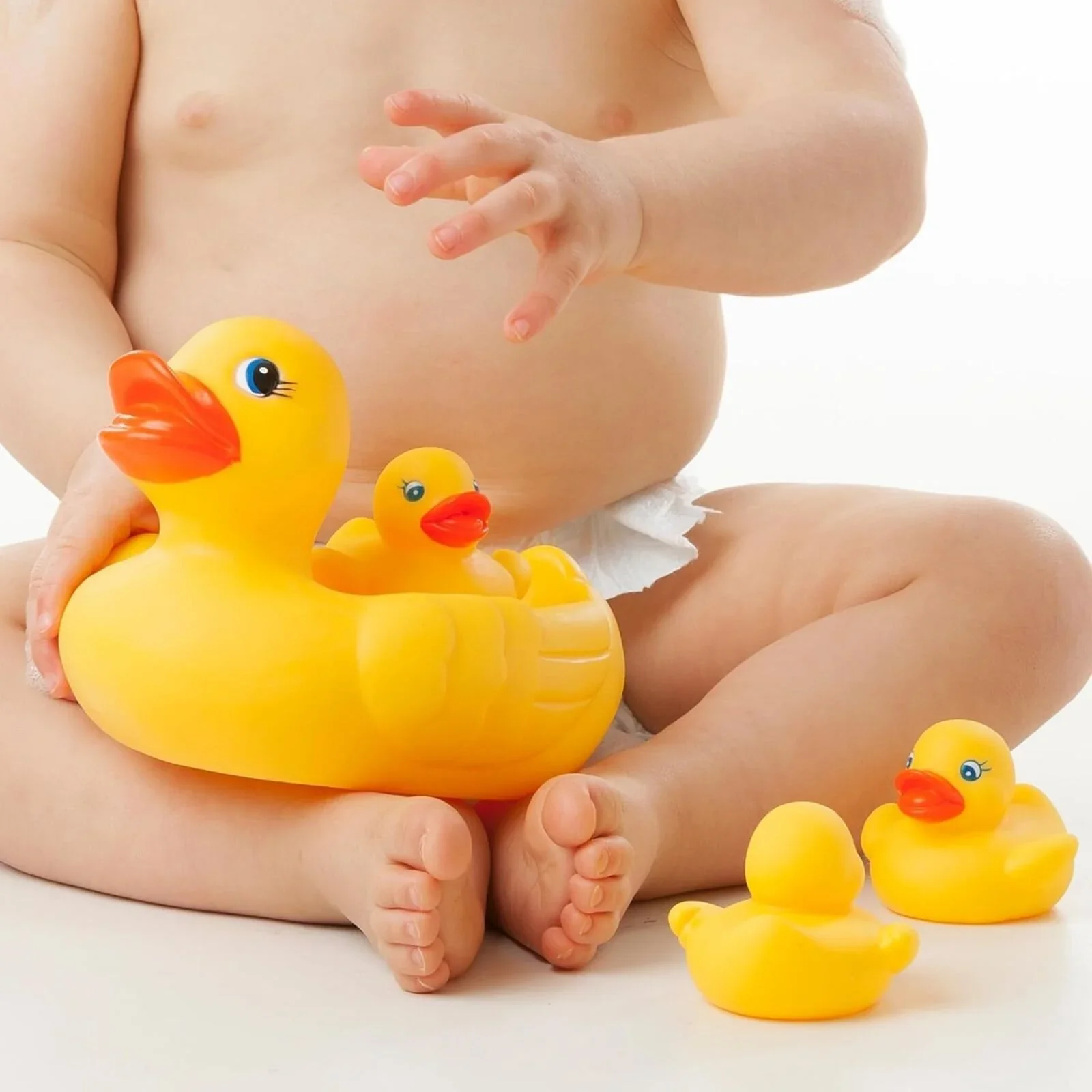 PlayGro Bath Duckie Family Pack of 4 - Image 3