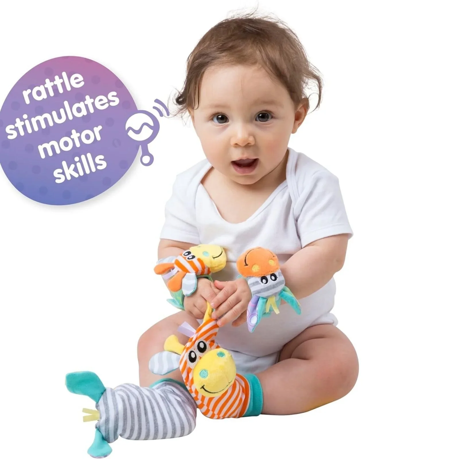 Playgro Jungle Wrist Rattle & Foot Finder - Image 3