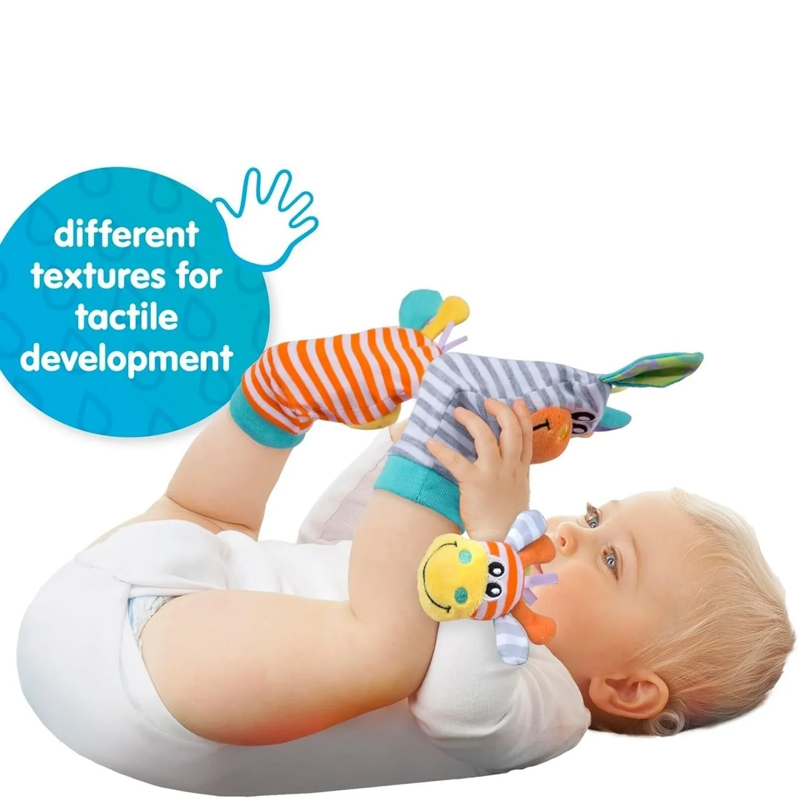 Playgro Jungle Wrist Rattle & Foot Finder - Image 4