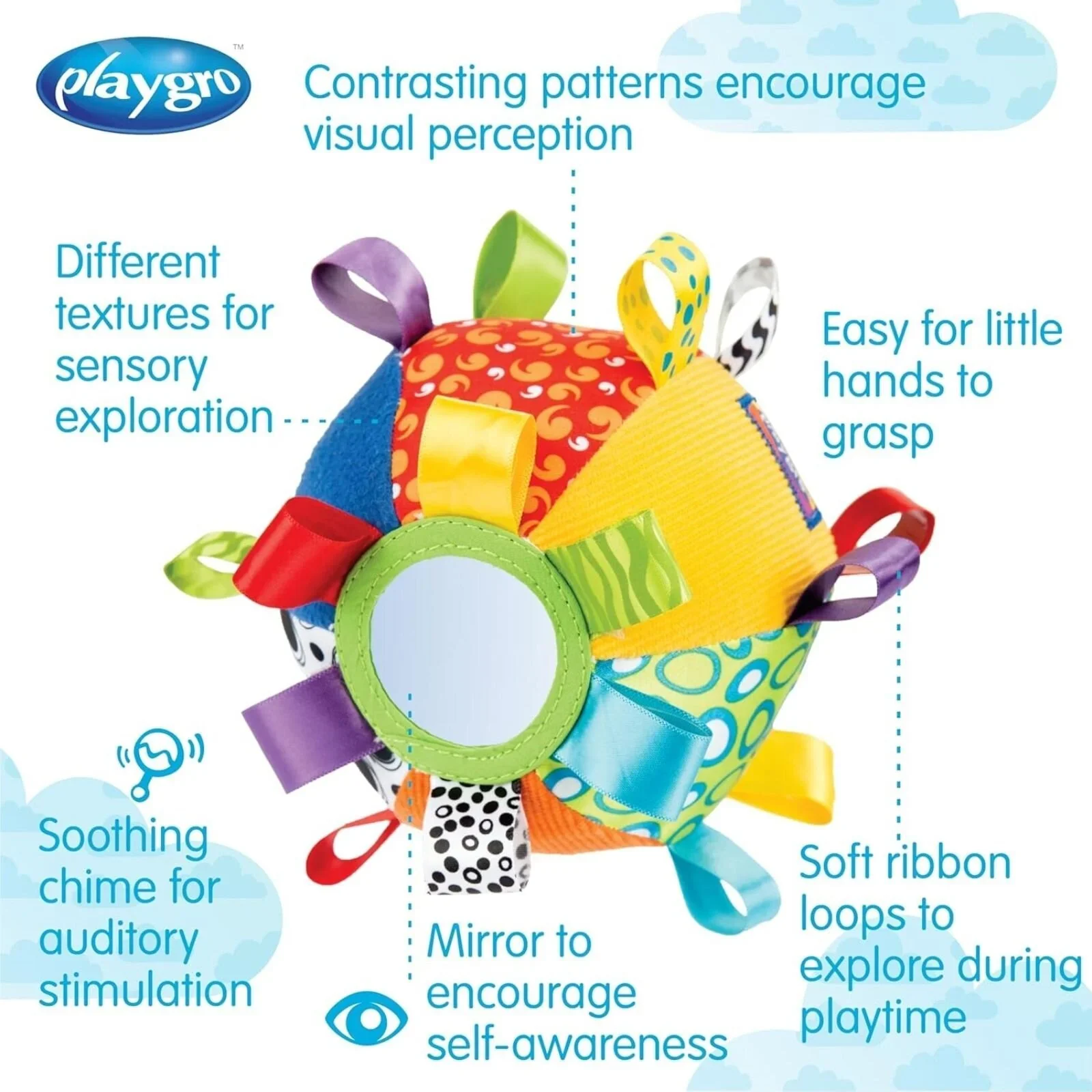 Playgro Loopy Loops Ball - Image 2