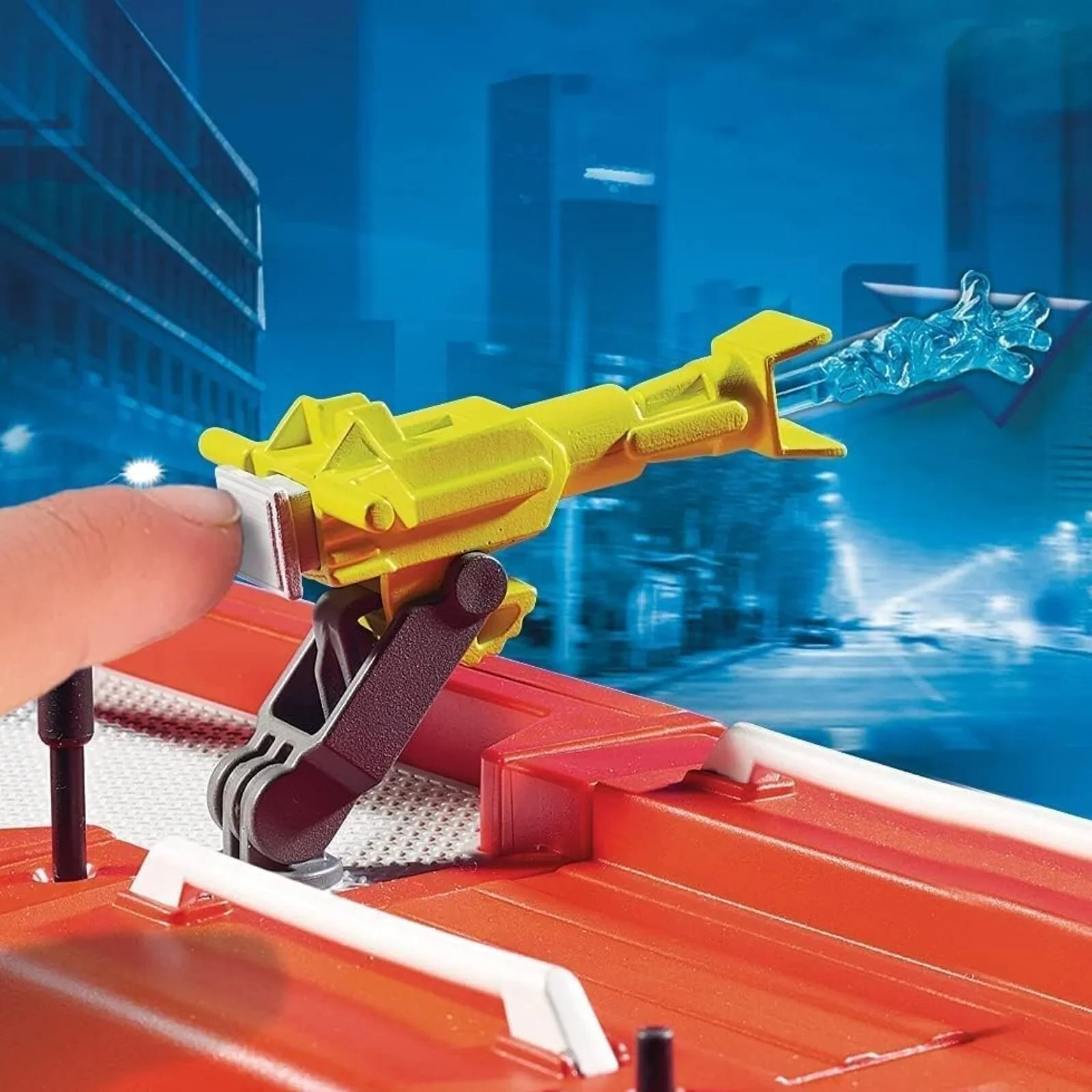 Playmobil City Action Fire Engine with Working Water Cannon 9464 - Image 6