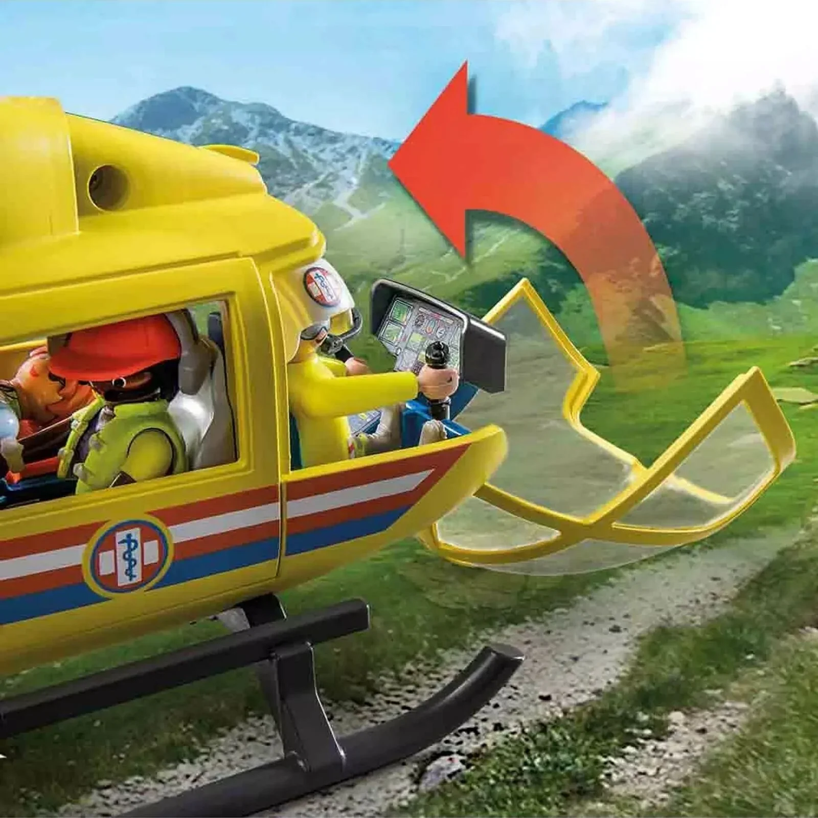 Playmobil City Life Medical Helicopter 71203 - Image 7
