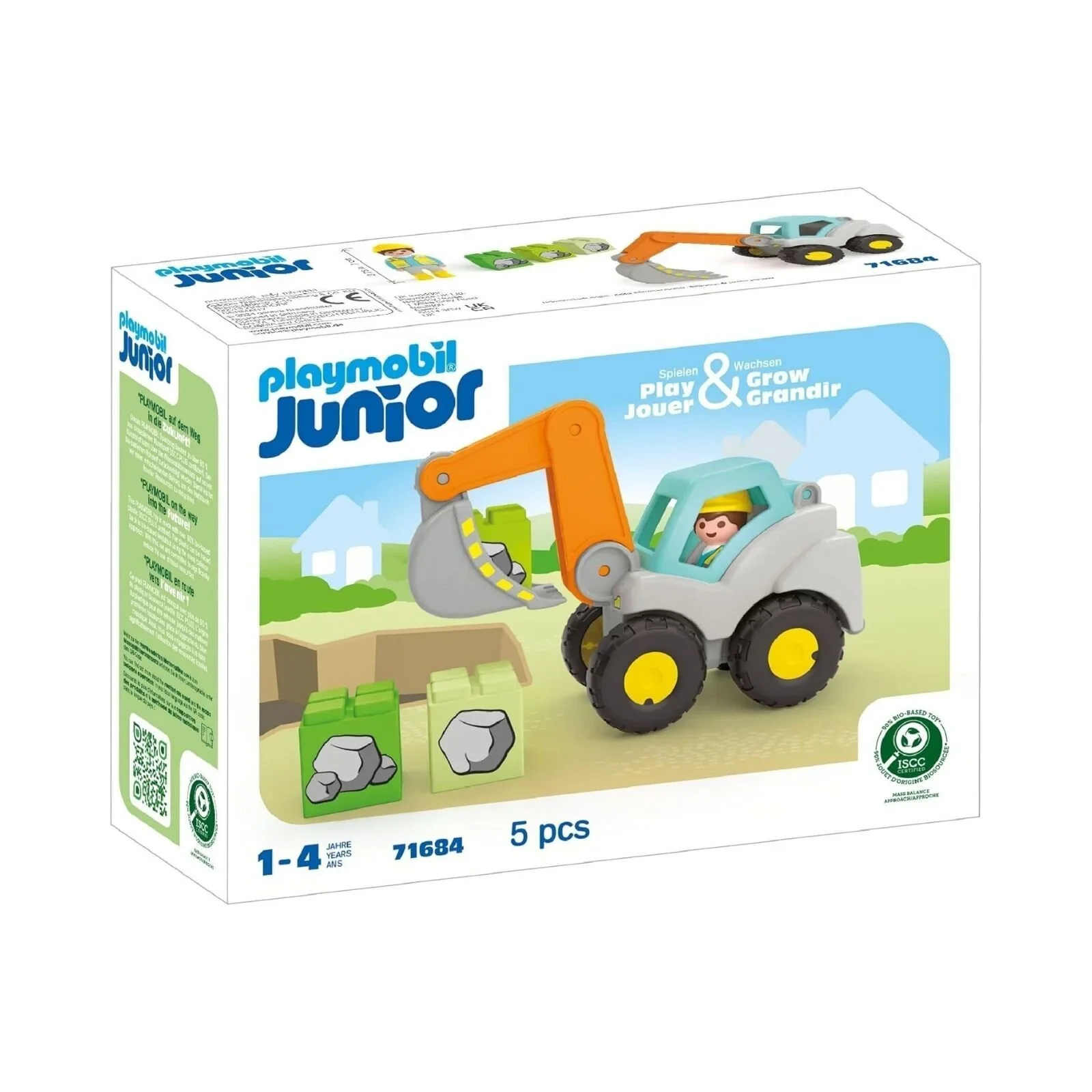 Playmobil Junior 71684 Shovel Excavator - Image 2