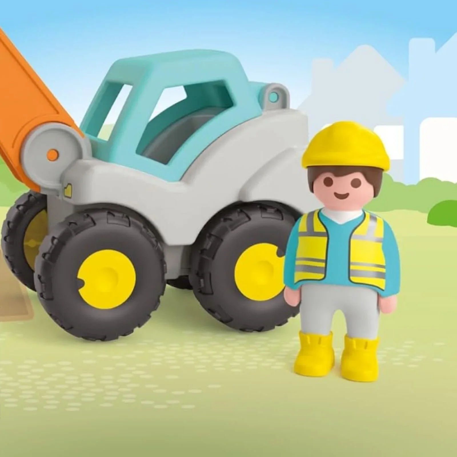 Playmobil Junior 71684 Shovel Excavator - Image 4