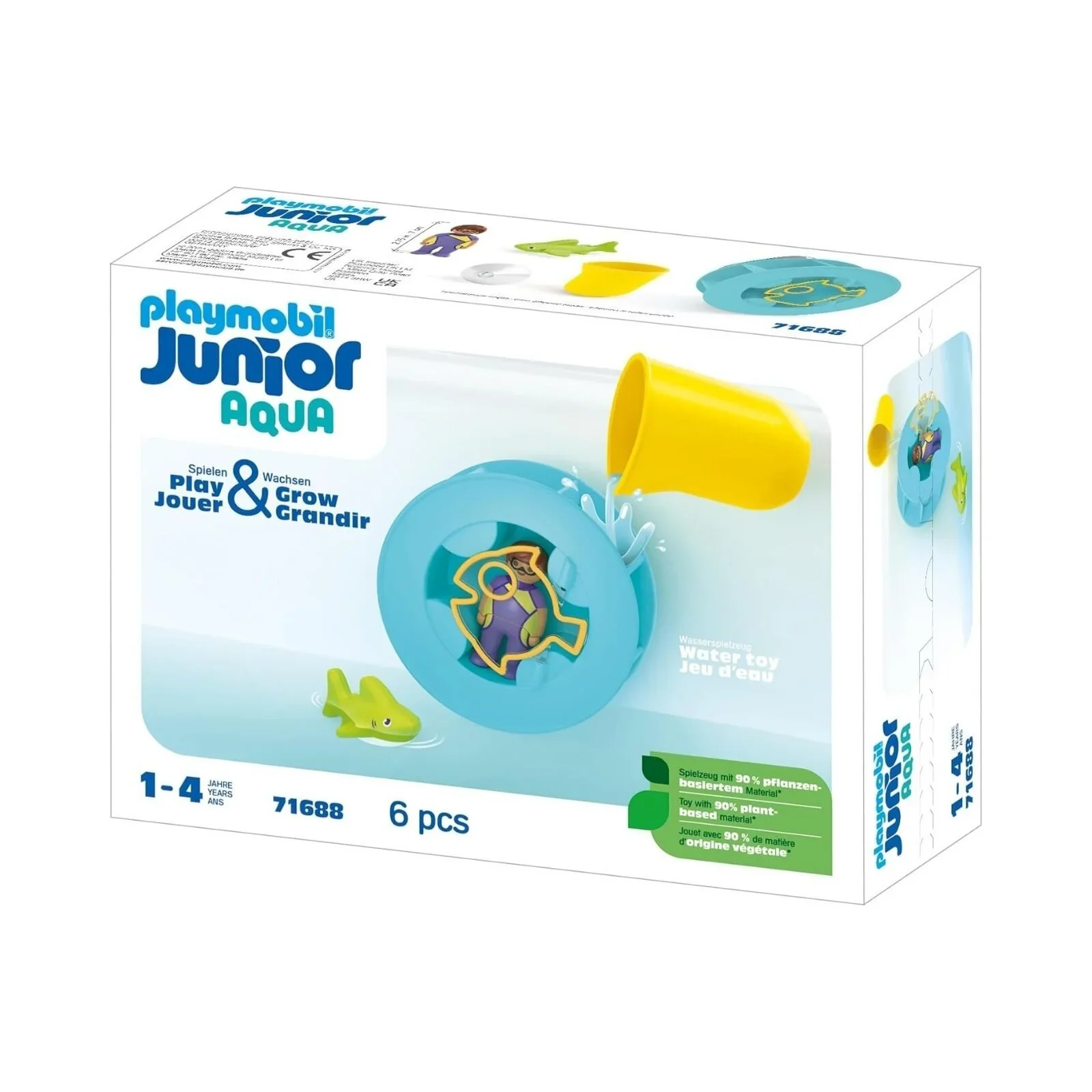 Playmobil Junior Aqua 71688 Water Wheel with Baby Shark - Image 2