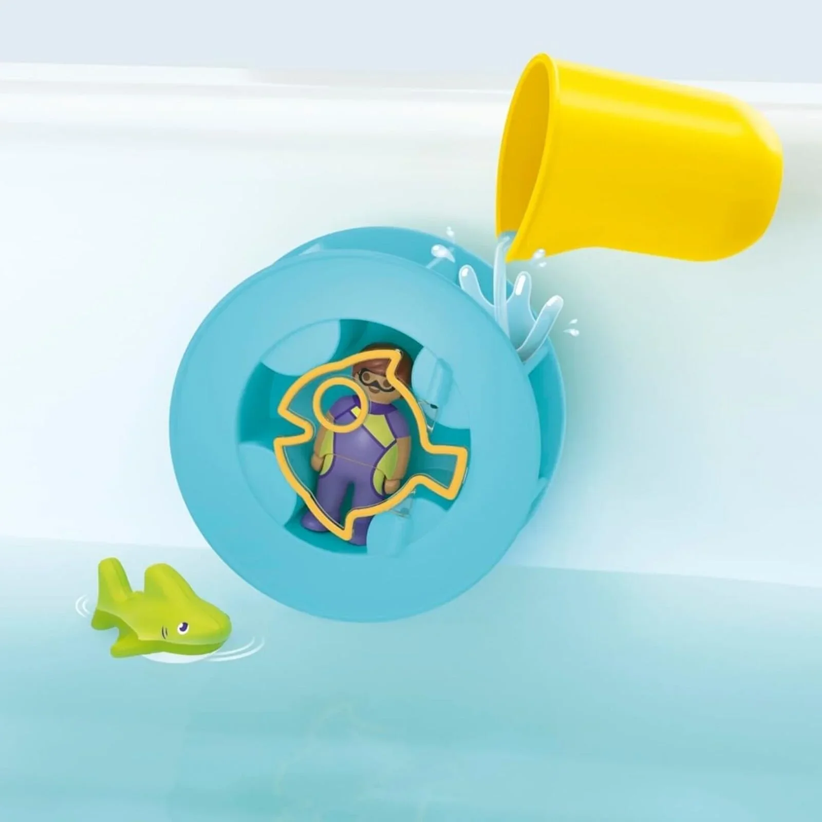 Playmobil Junior Aqua 71688 Water Wheel with Baby Shark - Image 4