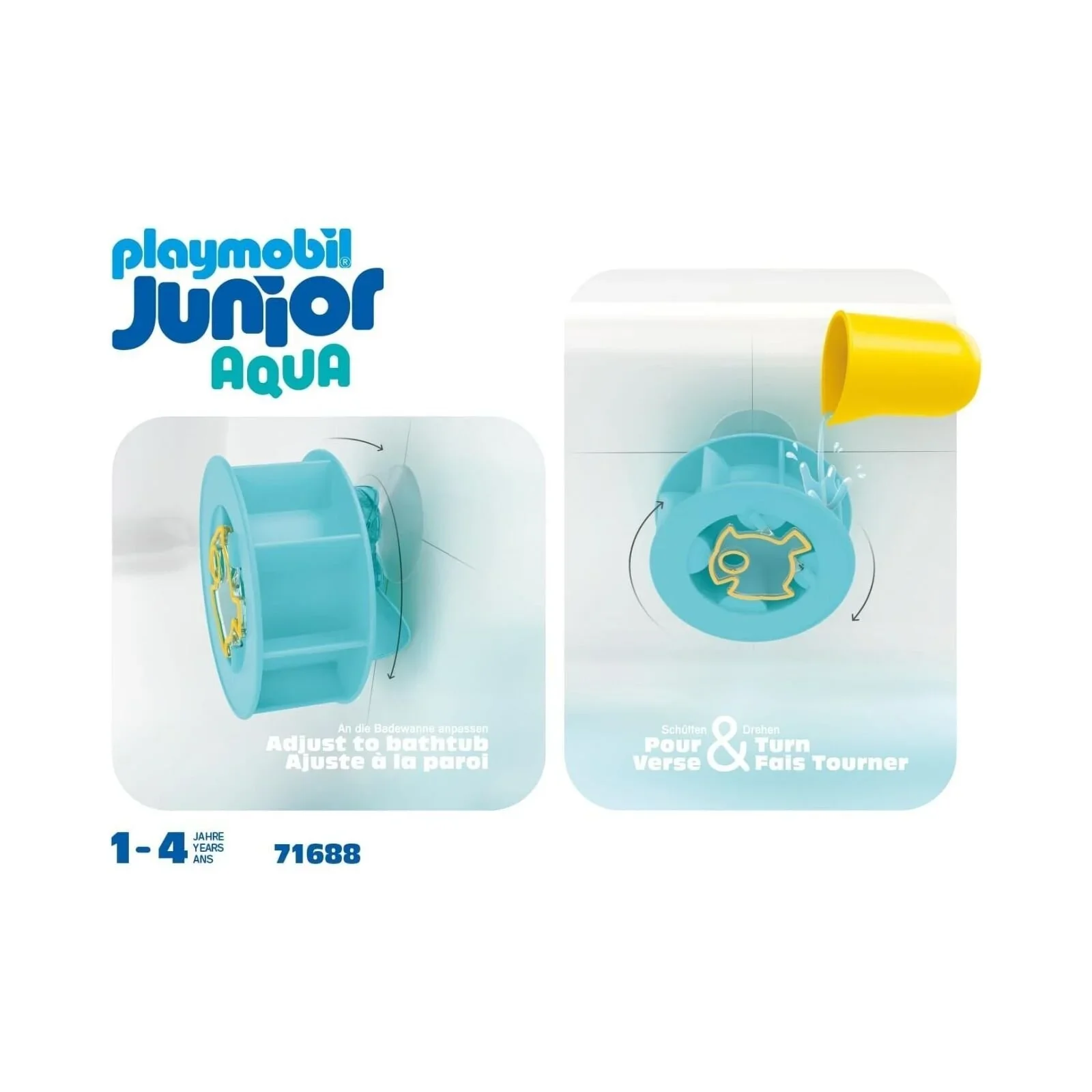 Playmobil Junior Aqua 71688 Water Wheel with Baby Shark - Image 5