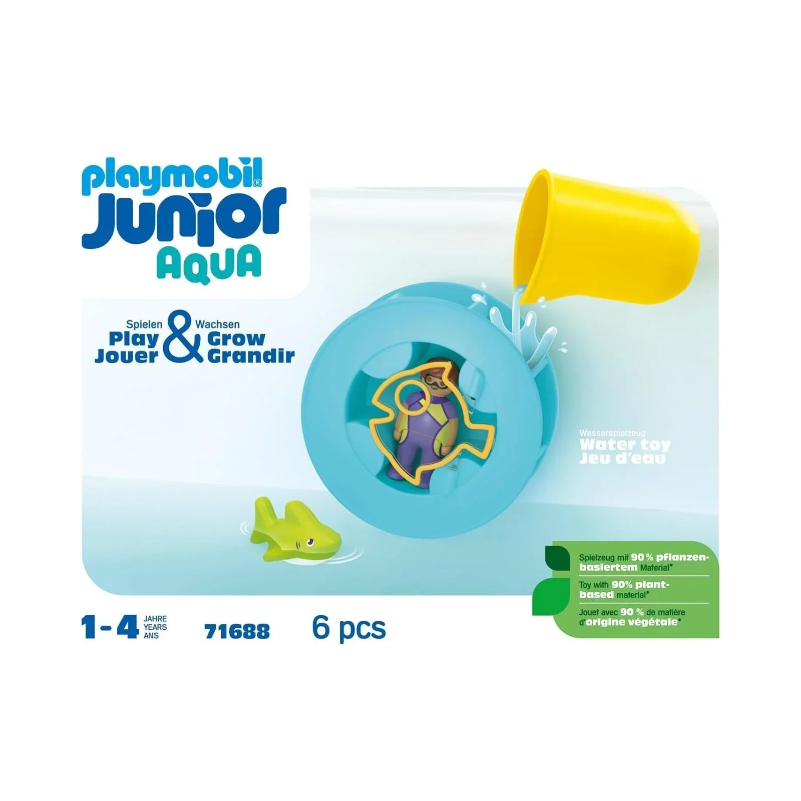 Playmobil Junior Aqua 71688 Water Wheel with Baby Shark - Image 6