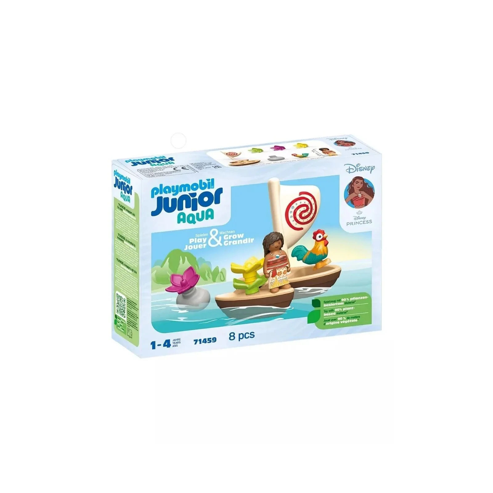 Playmobil Junior Aqua & Disney 71459 Moana's Sail Boat - Image 2