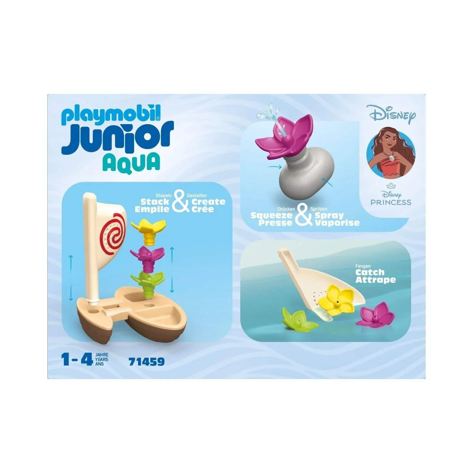 Playmobil Junior Aqua & Disney 71459 Moana's Sail Boat - Image 9