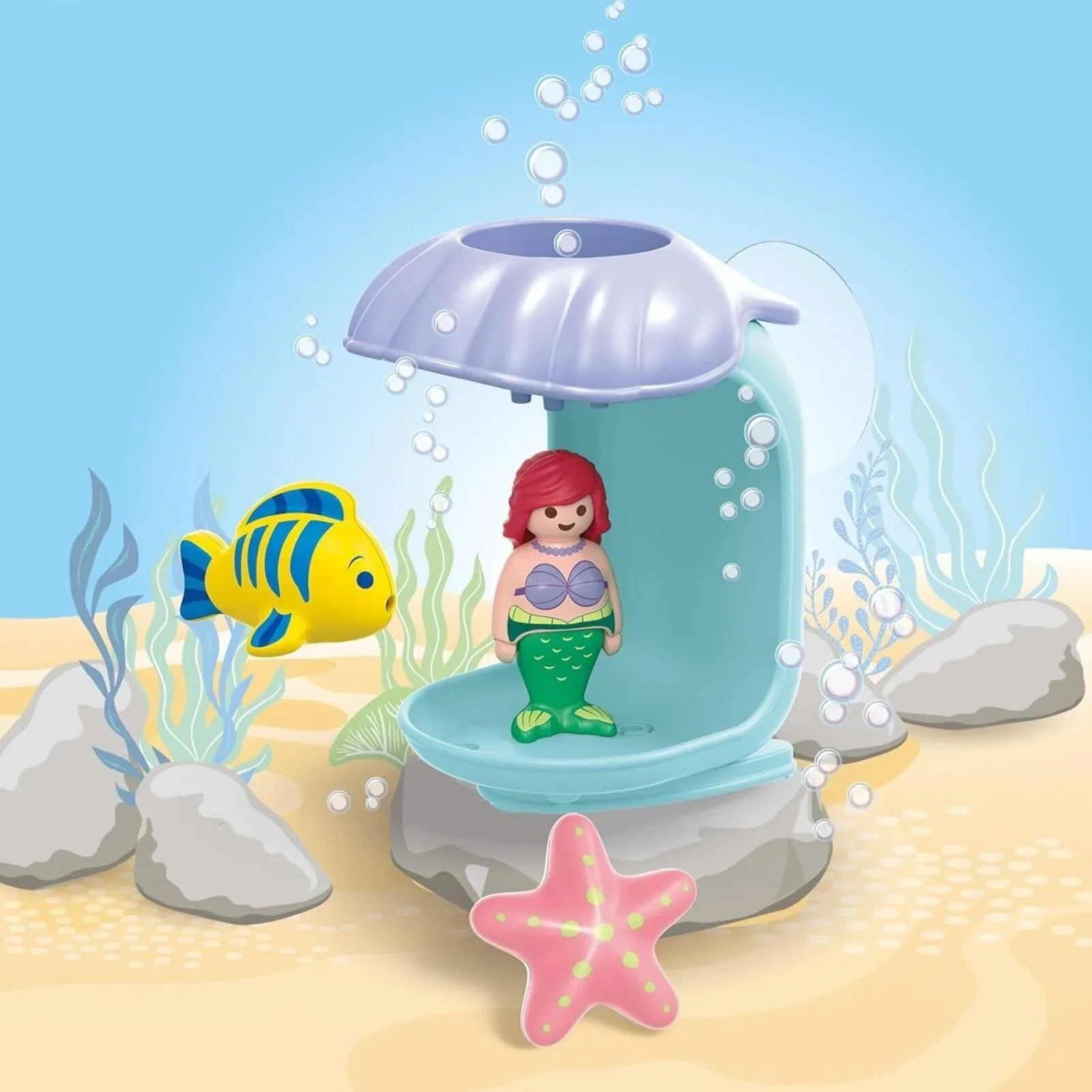 Playmobil Junior Aqua & Disney 71460 Ariel's Shell Shower - Image 5