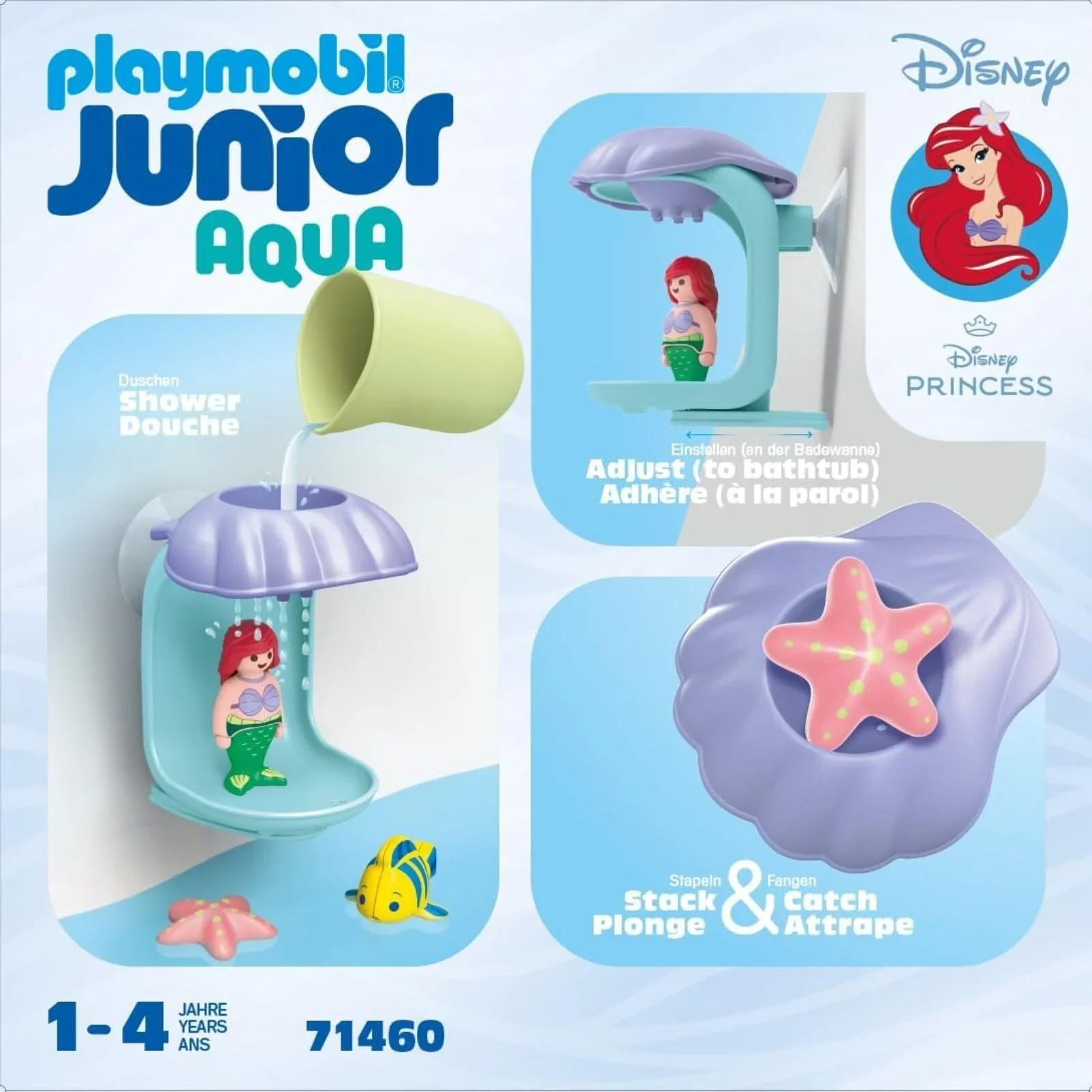 Playmobil Junior Aqua & Disney 71460 Ariel's Shell Shower - Image 6