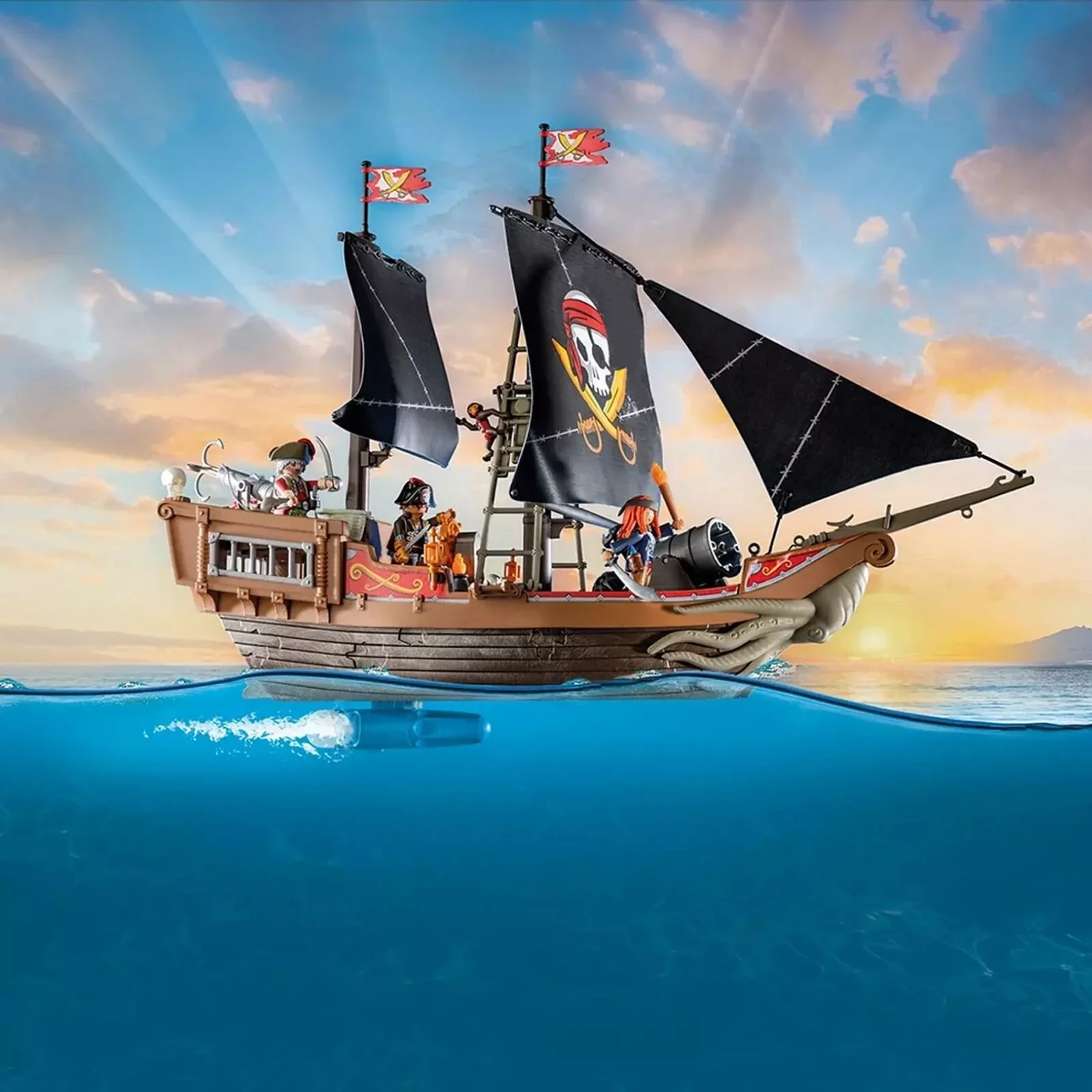 Playmobil Pirates Pirate Galleon Ship 71530 - Image 3