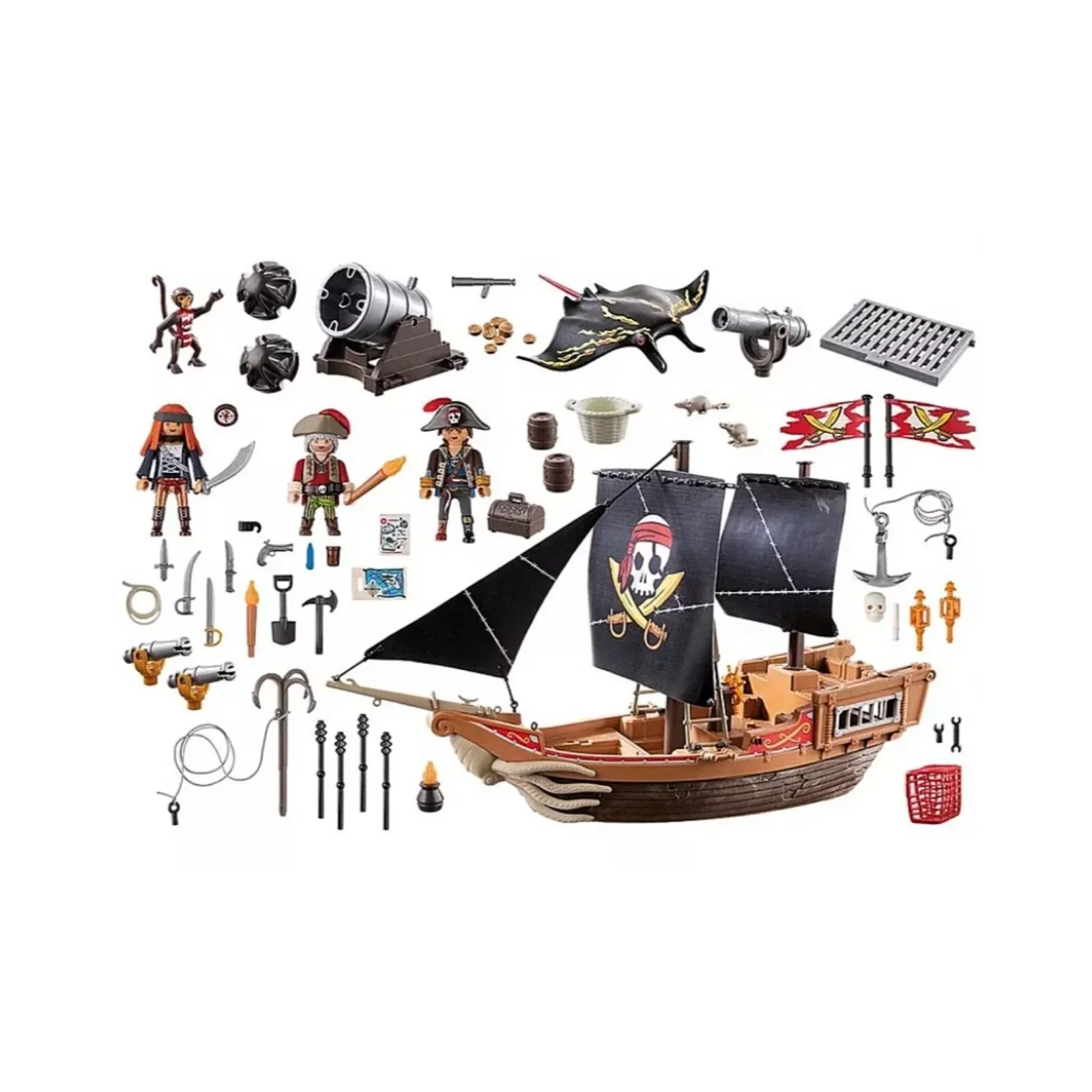 Playmobil Pirates Pirate Galleon Ship 71530 - Image 5