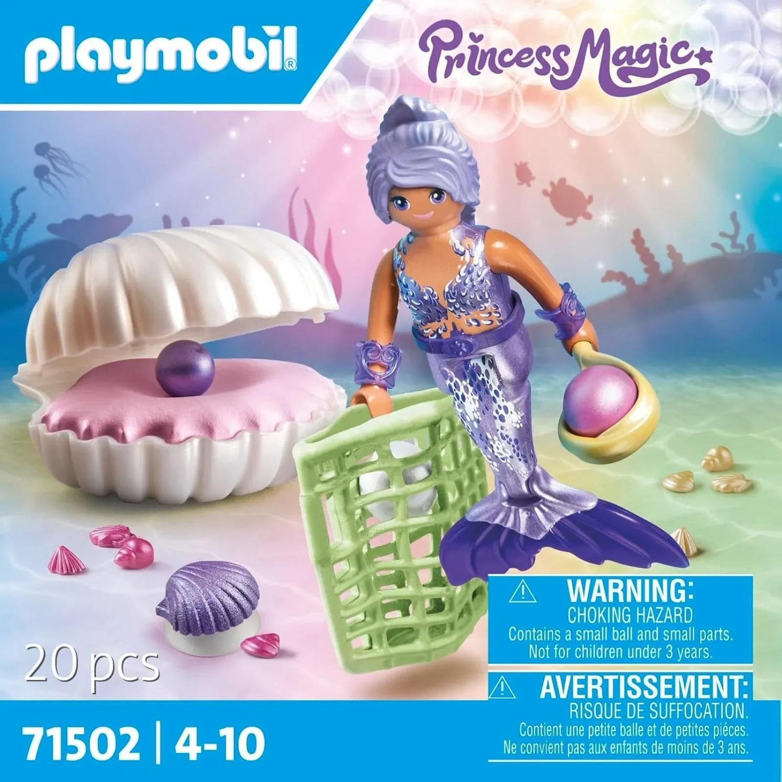 Playmobil Princess Magic 71502 Mermaid with Pearl Seashell - Image 6
