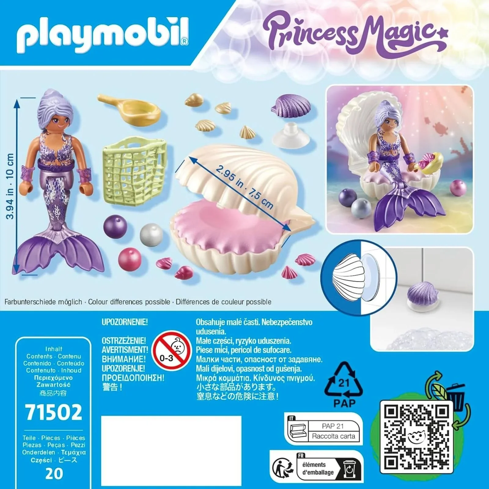 Playmobil Princess Magic 71502 Mermaid with Pearl Seashell - Image 7