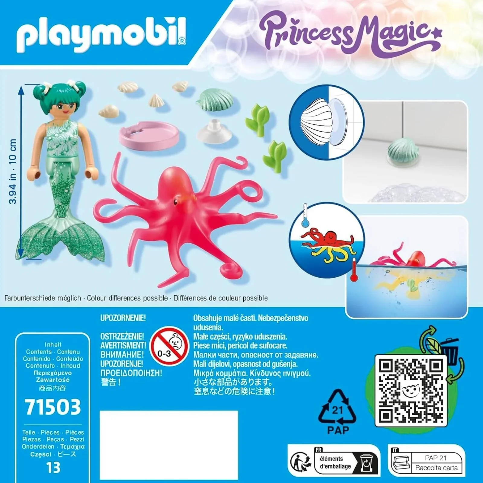 Playmobil Princess Magic 71503 Mermaid with Octopus - Image 6