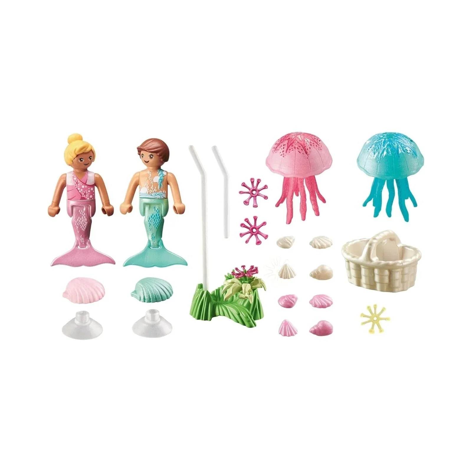 Playmobil Princess Magic 71504 Mermaid Children with Jellyfish - Image 2