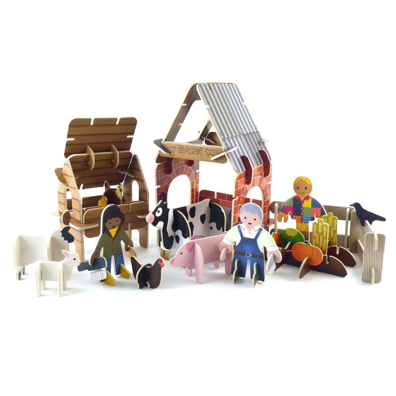 Playpress Toys Farmyard Playset - Image 2