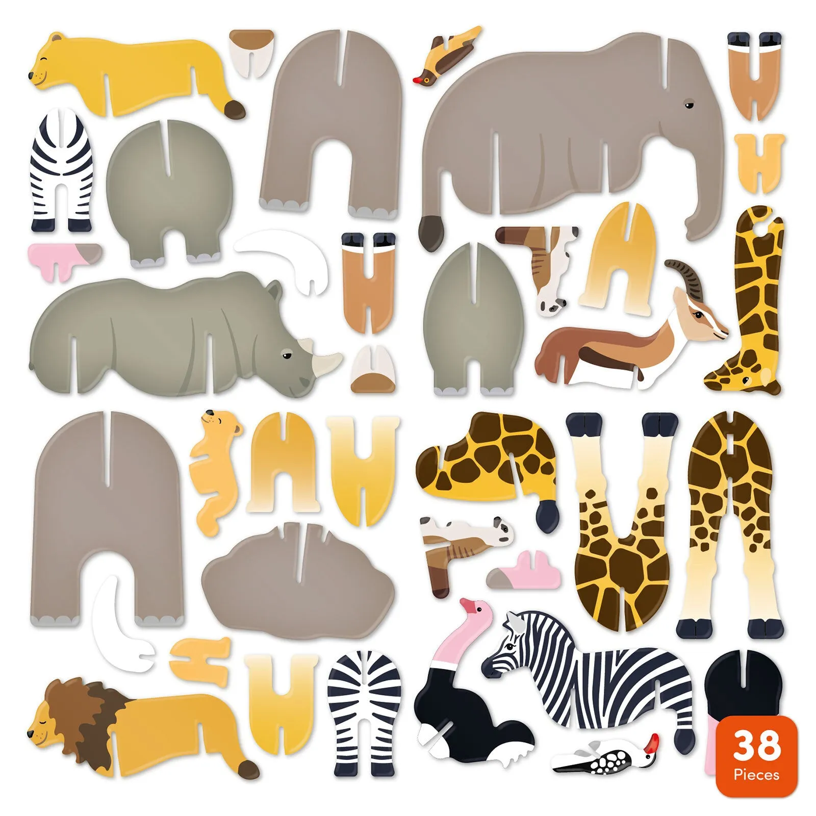 Playpress Toys Savannah Animals Playset - Image 12