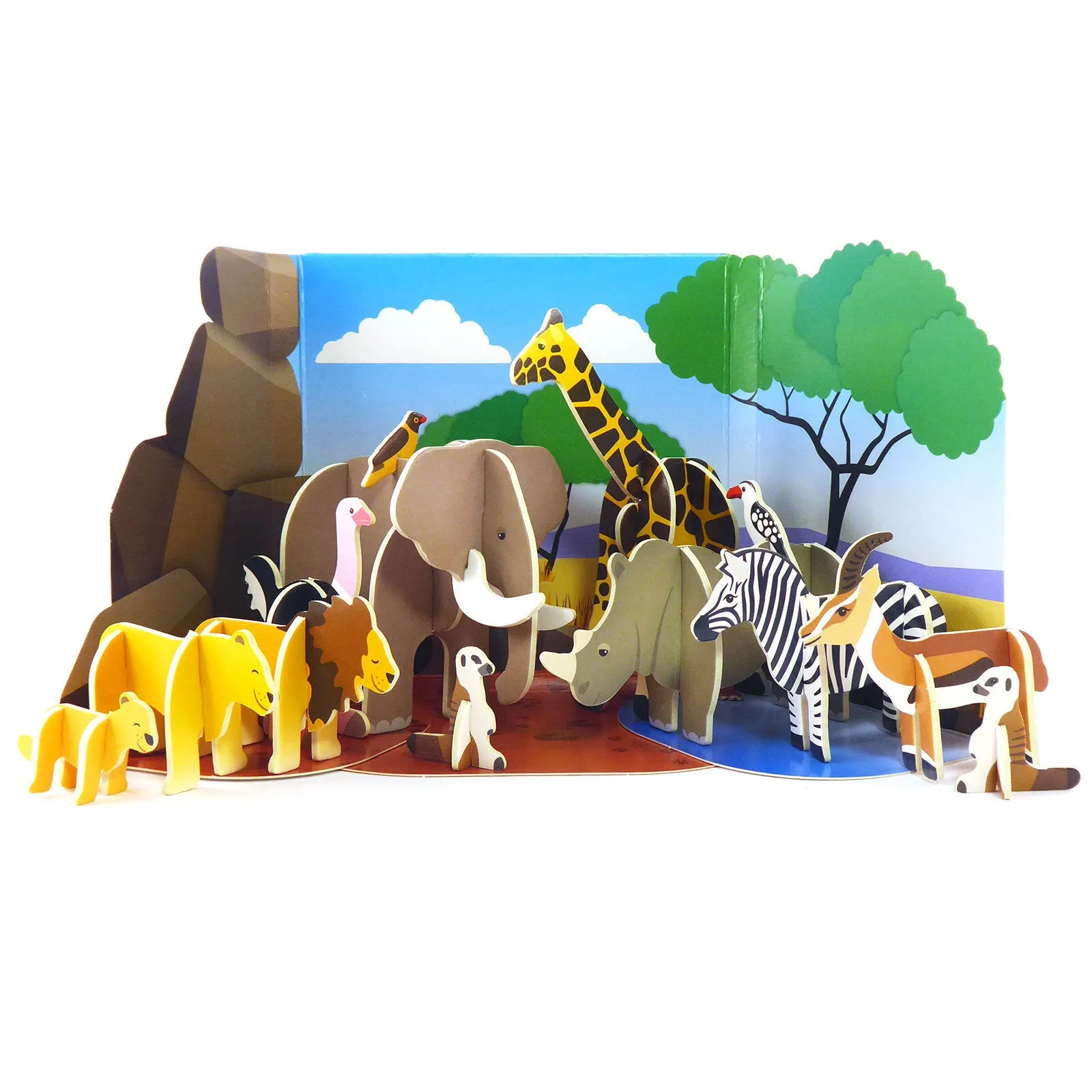 Playpress Toys Savannah Animals Playset - Image 5
