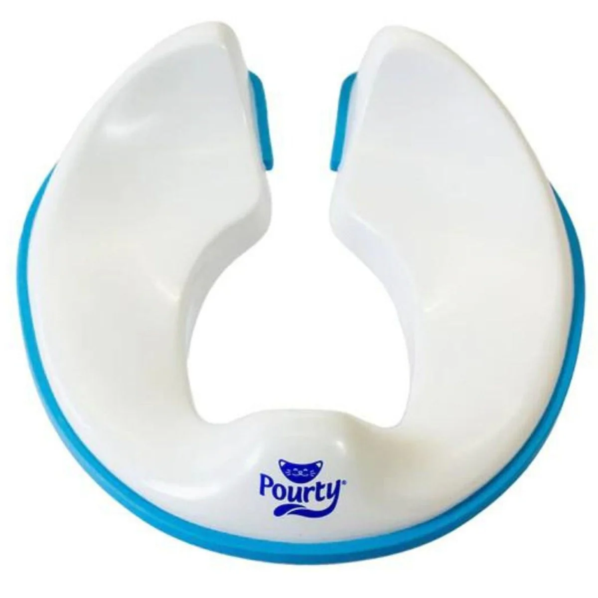 Pourty Flexi-Fit Toilet Trainer - Blue - Image 3