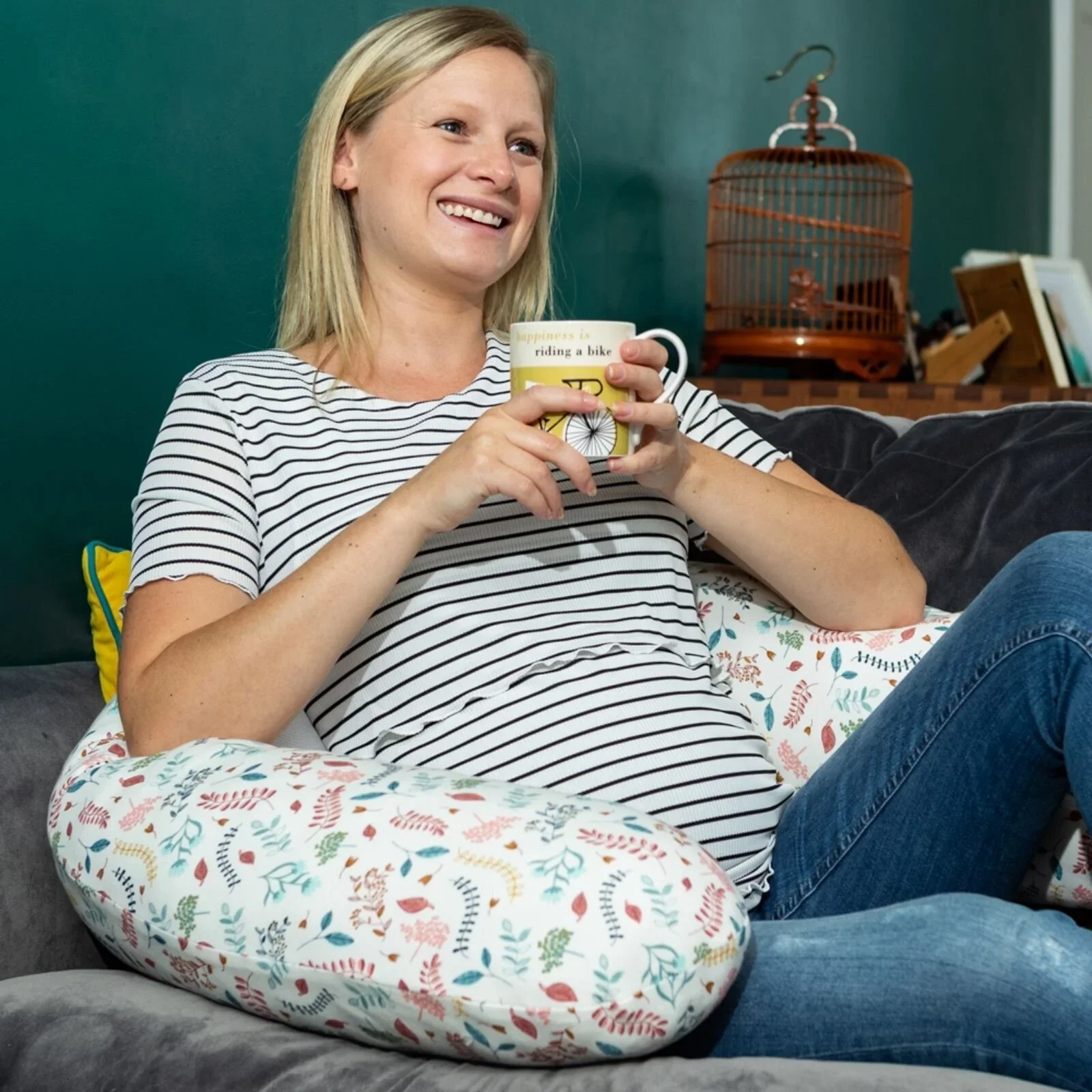 Purflo Breathe Maternity Support Pillow - Botanical - Image 4